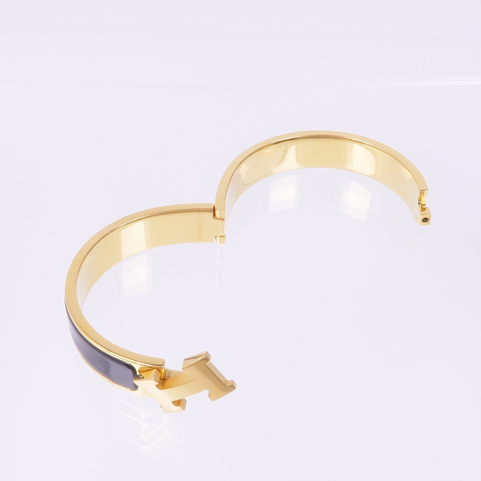 HERMES 琺瑯/金屬Clic H手鐲