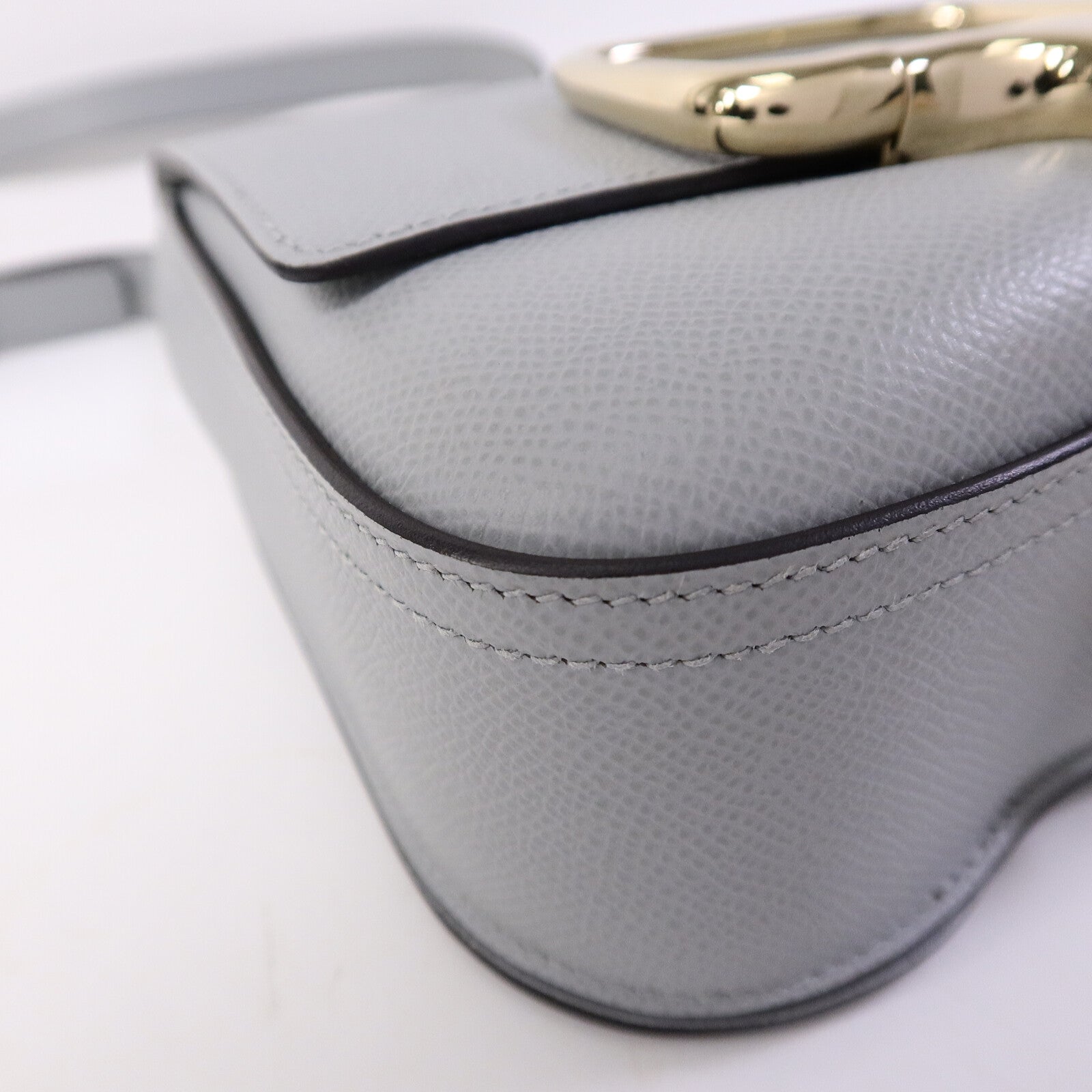 HERMES Epsom皮革Della Cavalleria Mini肩背袋Blue Glacier