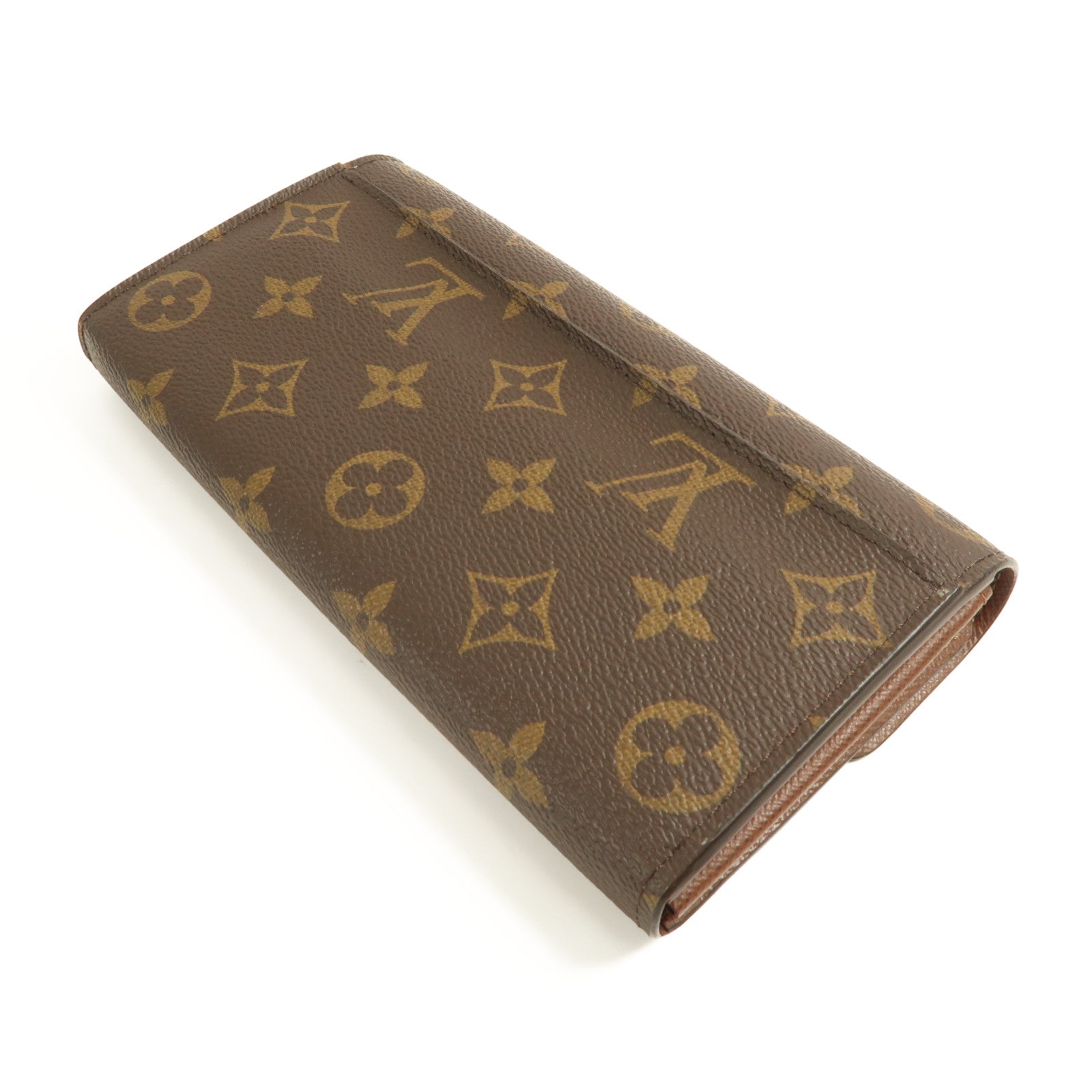 LOUIS VUITTON Monogram Sarah Wallet金扣長錢包