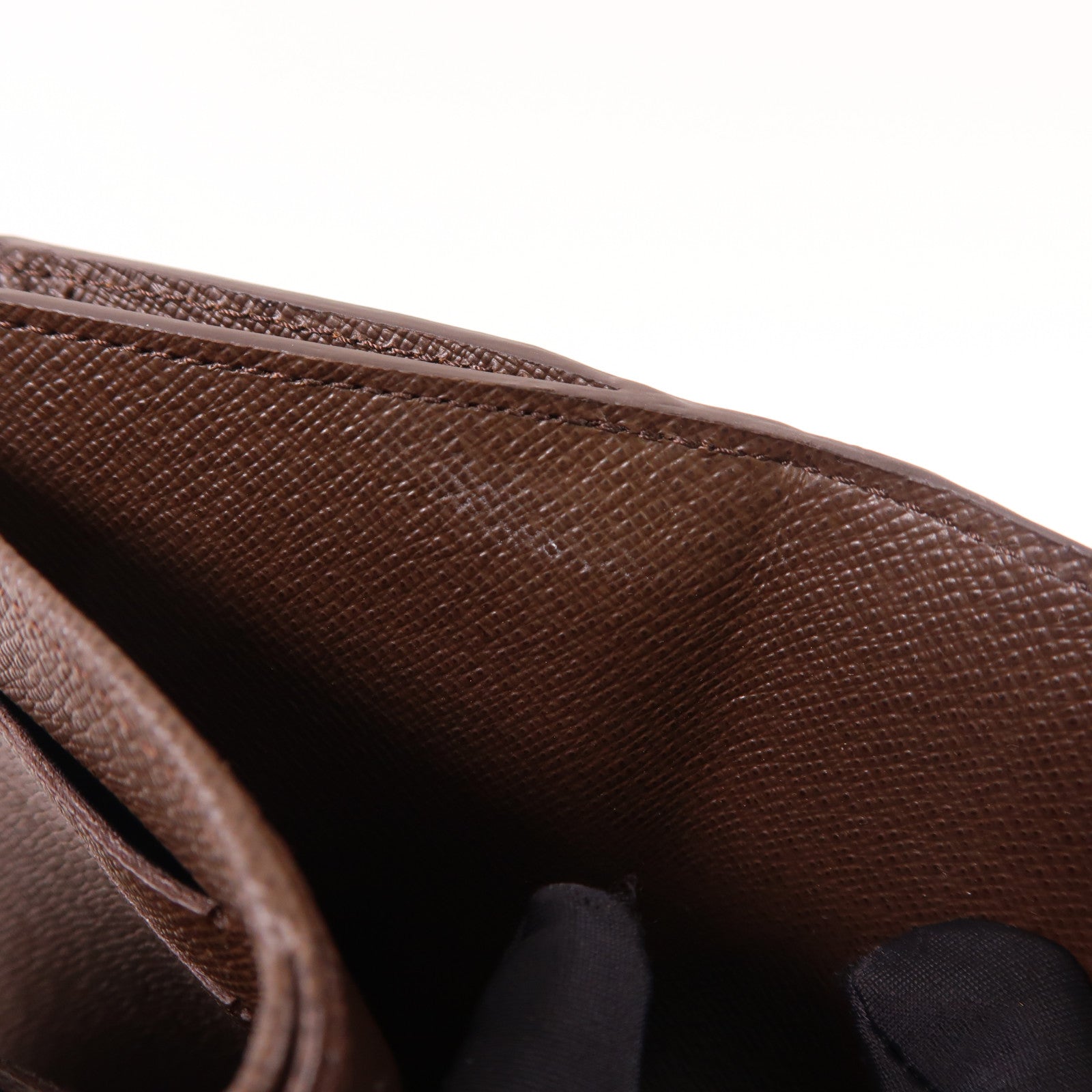 LOUIS VUITTON LV GHW Joey Wallet N60034 Damier Brown