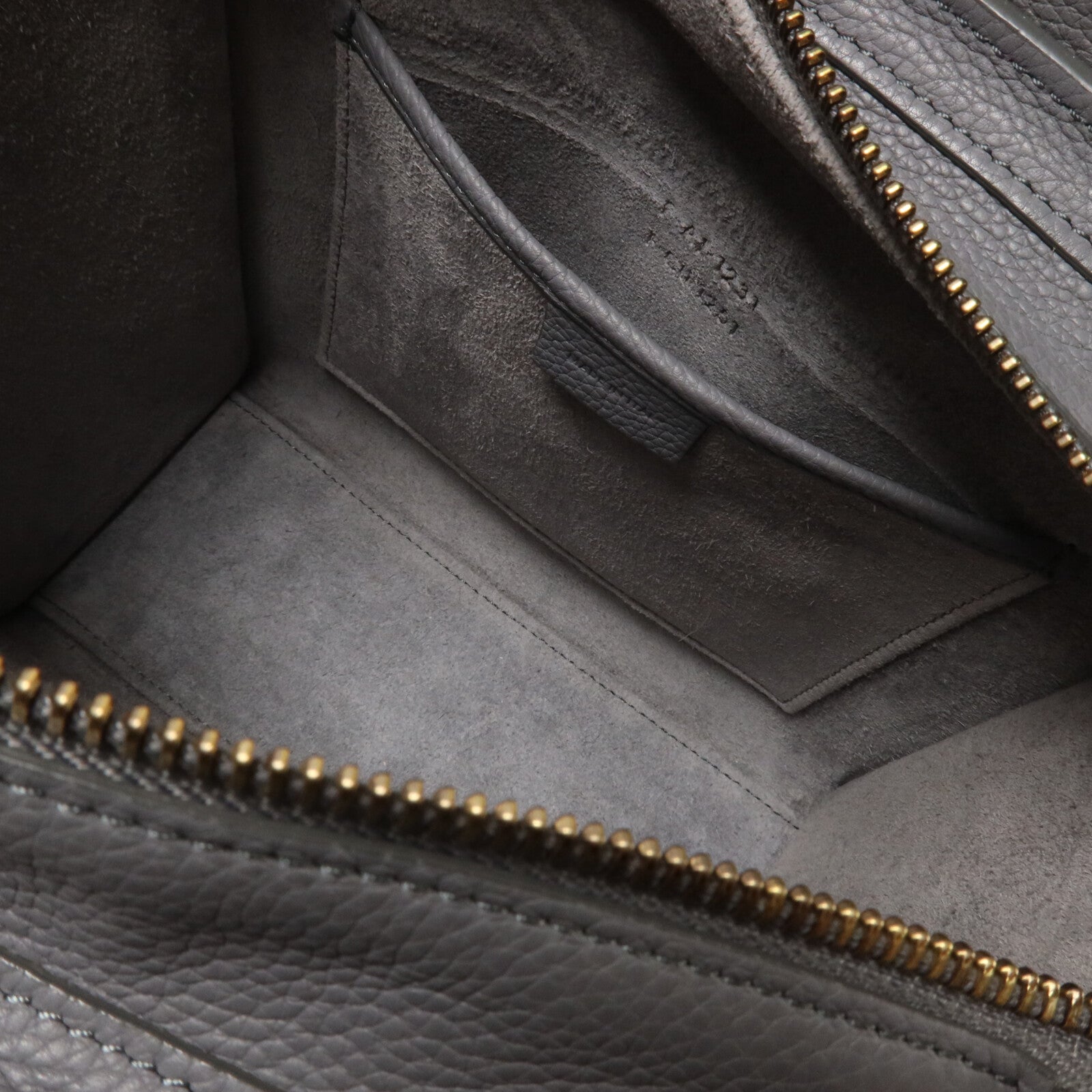 CELINE 牛皮皮革Nano Luggage手挽肩背兩用袋