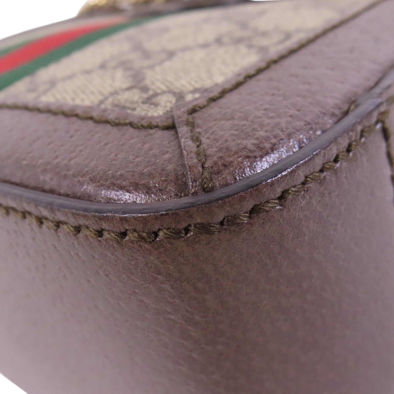 GUCCI 塗層帆布Ophidia GG Mini金扣鏈帶肩背袋