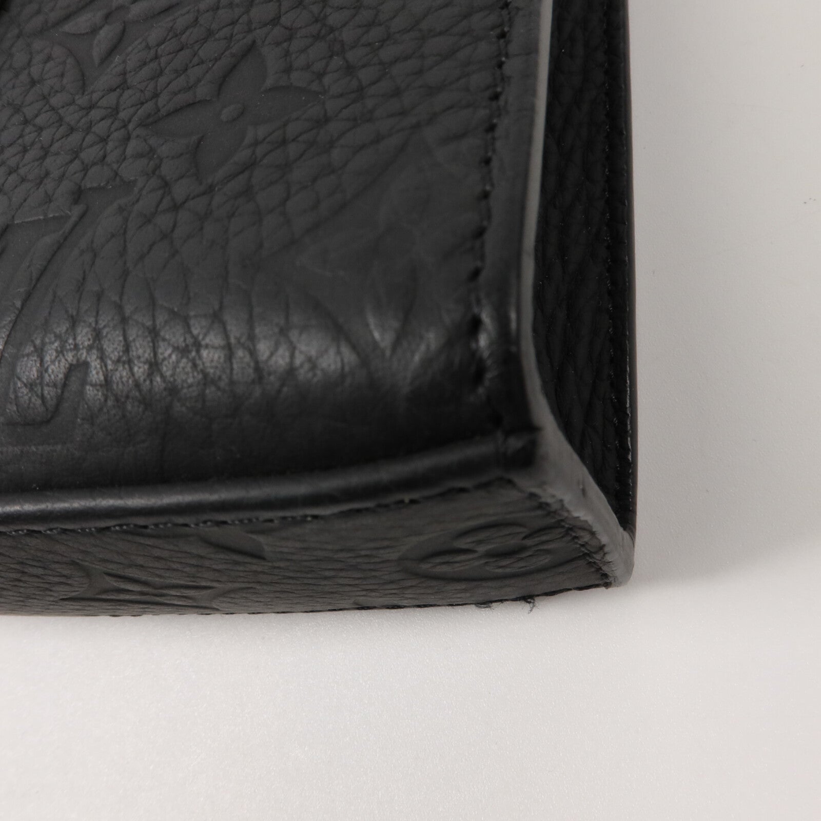 LOUIS VUITTON 牛皮皮革Sac Plat Cross手挽肩背兩用袋