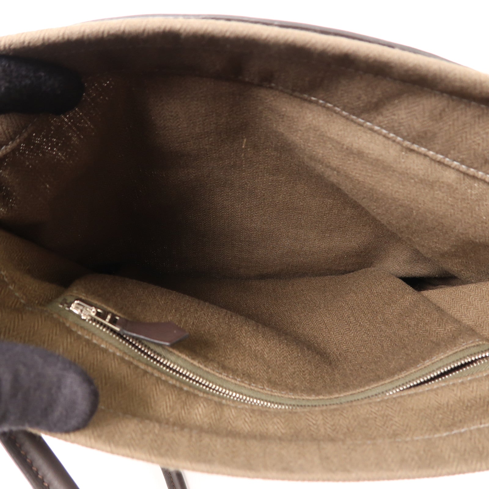 HERMES 【激減優惠】帆布/皮革Maline Grooming Bag背包