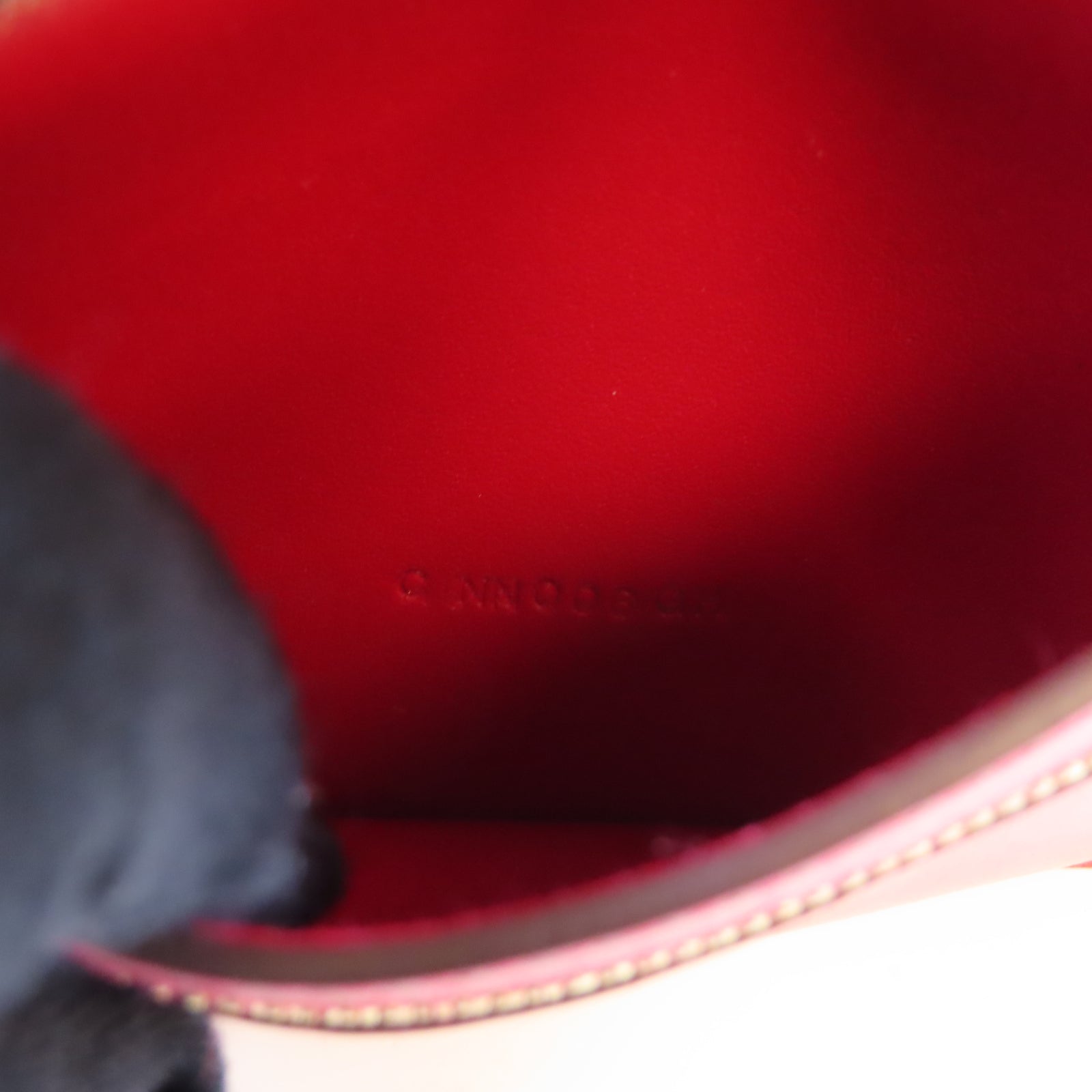 HERMES **【清倉大減價】Box Calf皮革Bearn Compact Wallet金扣錢包Rouge Casaque法拉利紅色