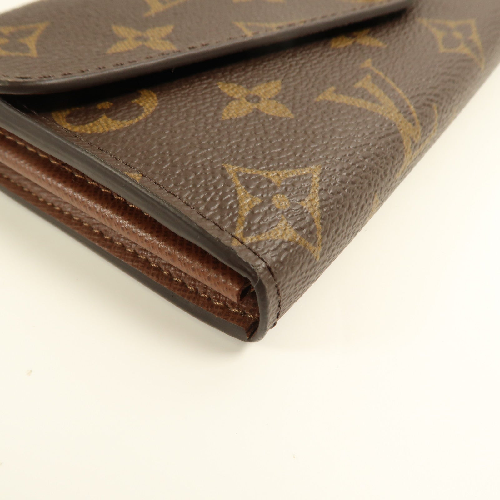 LOUIS VUITTON Monogram Sarah Wallet金扣長錢包