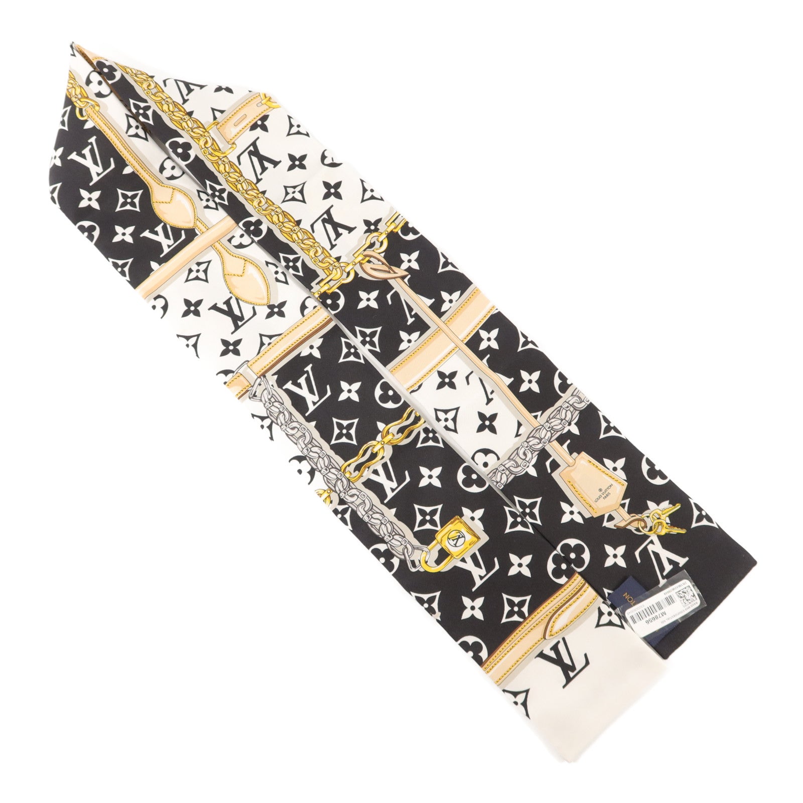 LOUIS VUITTON 絲質Monogram Confidential Bandeau頭巾