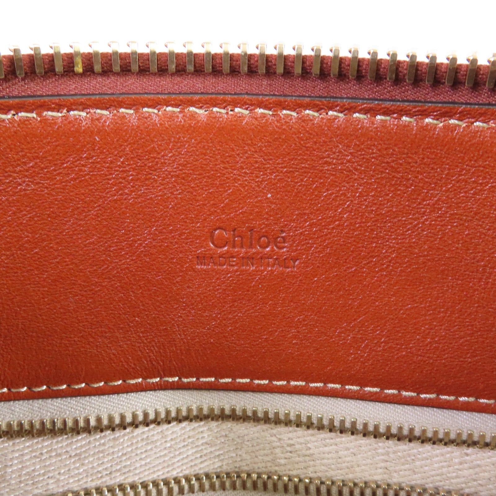 Chloe 【激減優惠】牛皮皮革Edith Satchel 2Way Shoulder Bag金扣手挽肩背兩用袋啡色
