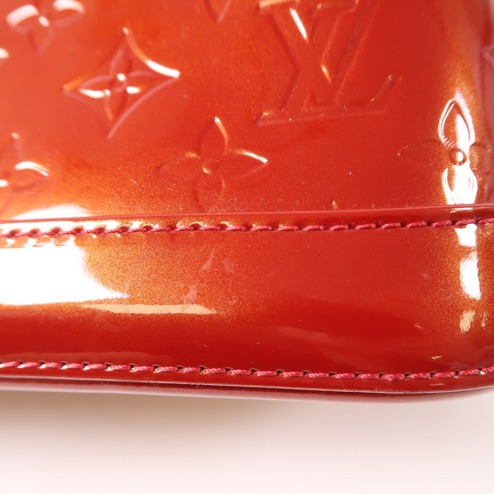 LOUIS VUITTON 【激減優惠】Monogram Vernis Alma BB金扣手挽肩背兩用袋