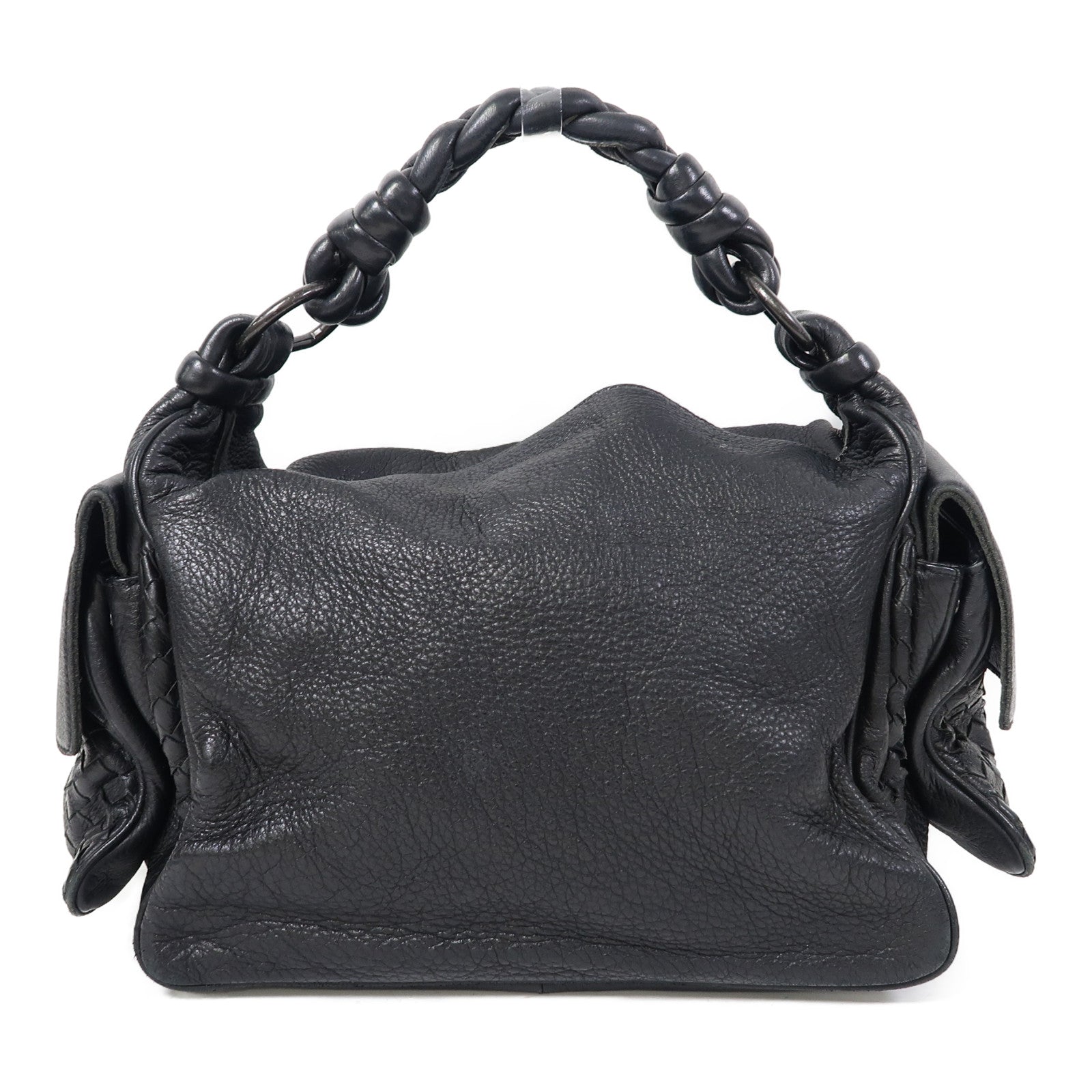 BOTTEGA VENETA 牛皮皮革Hand Bag手挽袋黑色