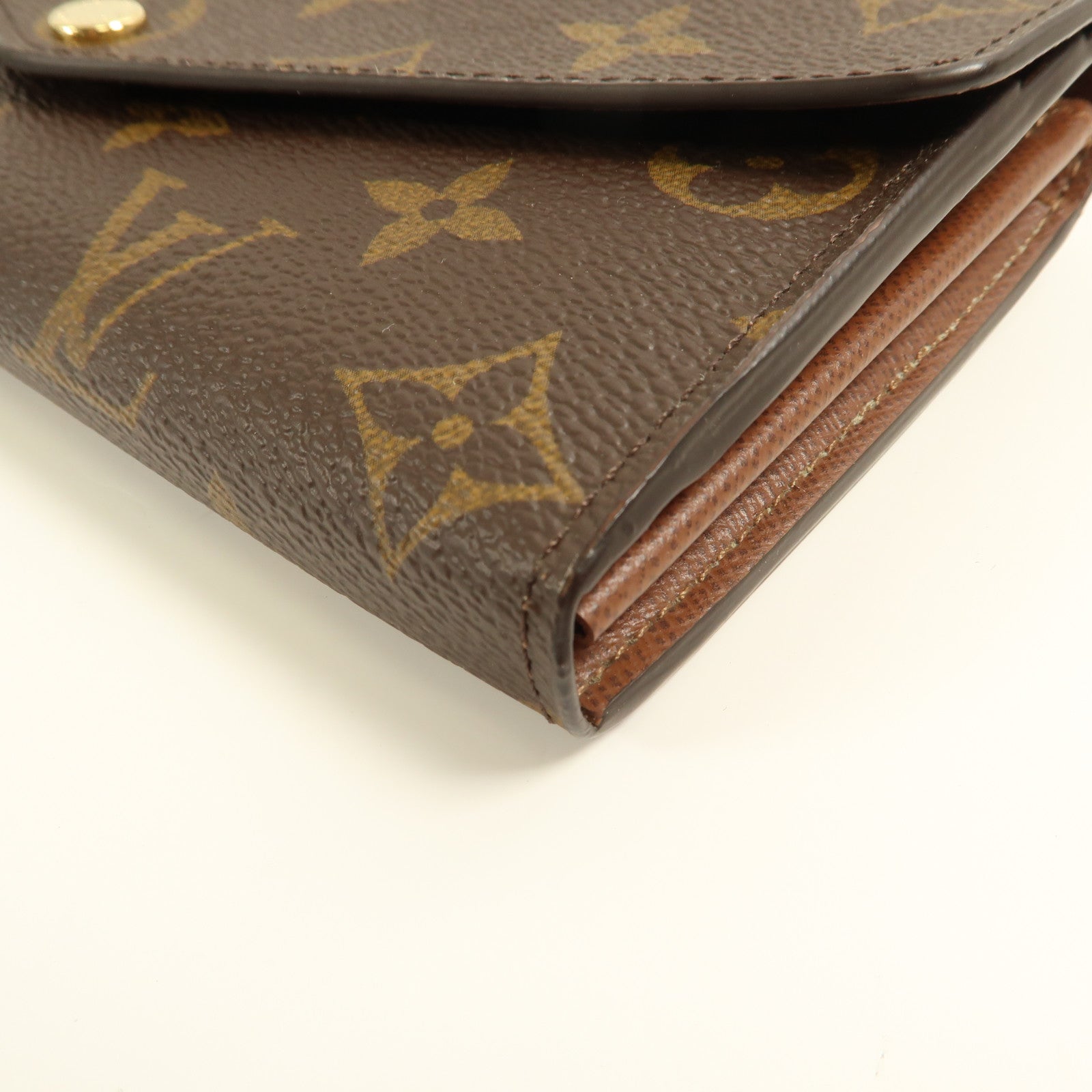 LOUIS VUITTON Monogram Sarah Wallet金扣長錢包