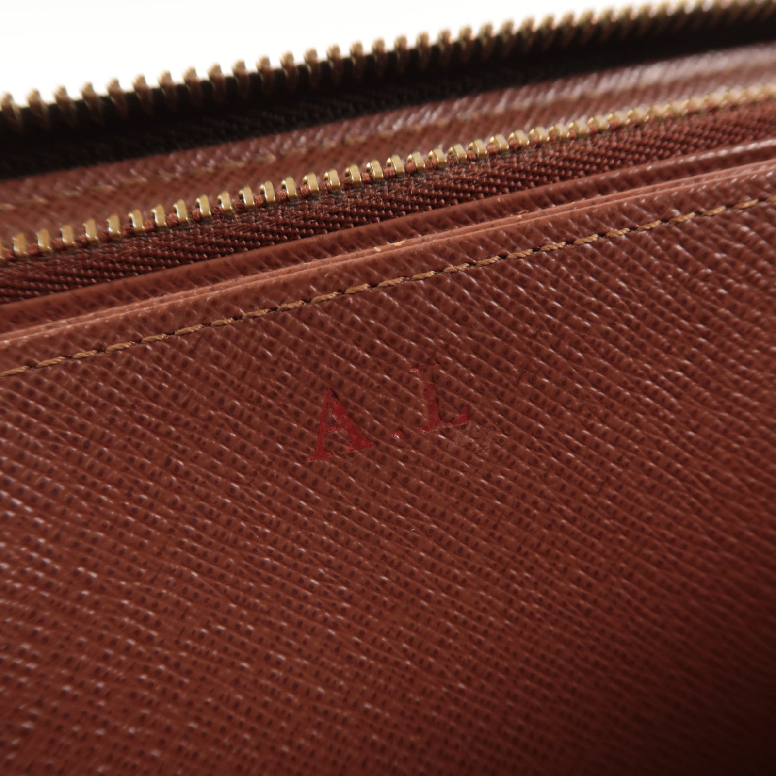 LOUIS VUITTON Monogram Long Wallet銀扣/金扣長錢包啡色