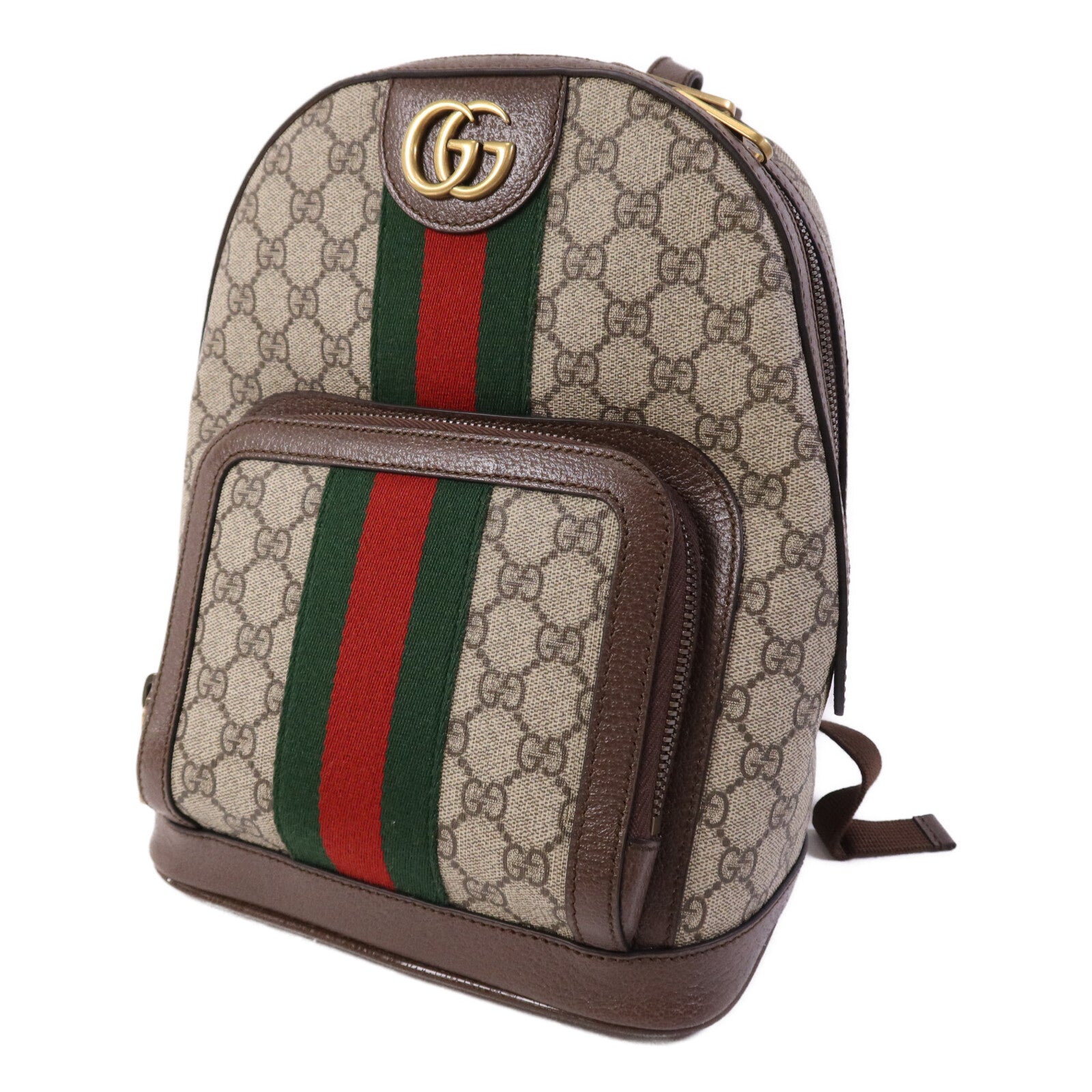 GUCCI 塗層帆布Ophidia Backpack金扣背包