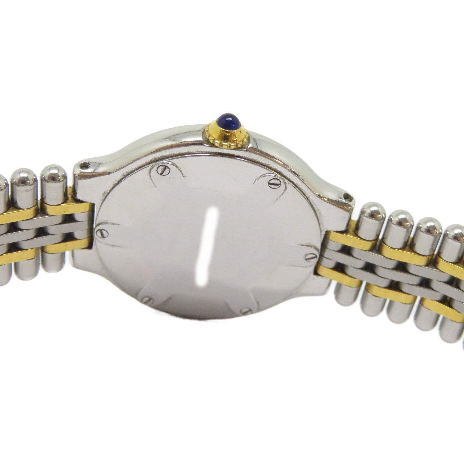 CARTIER Must De Cartier 21不鏽鋼手錶石英機芯白色