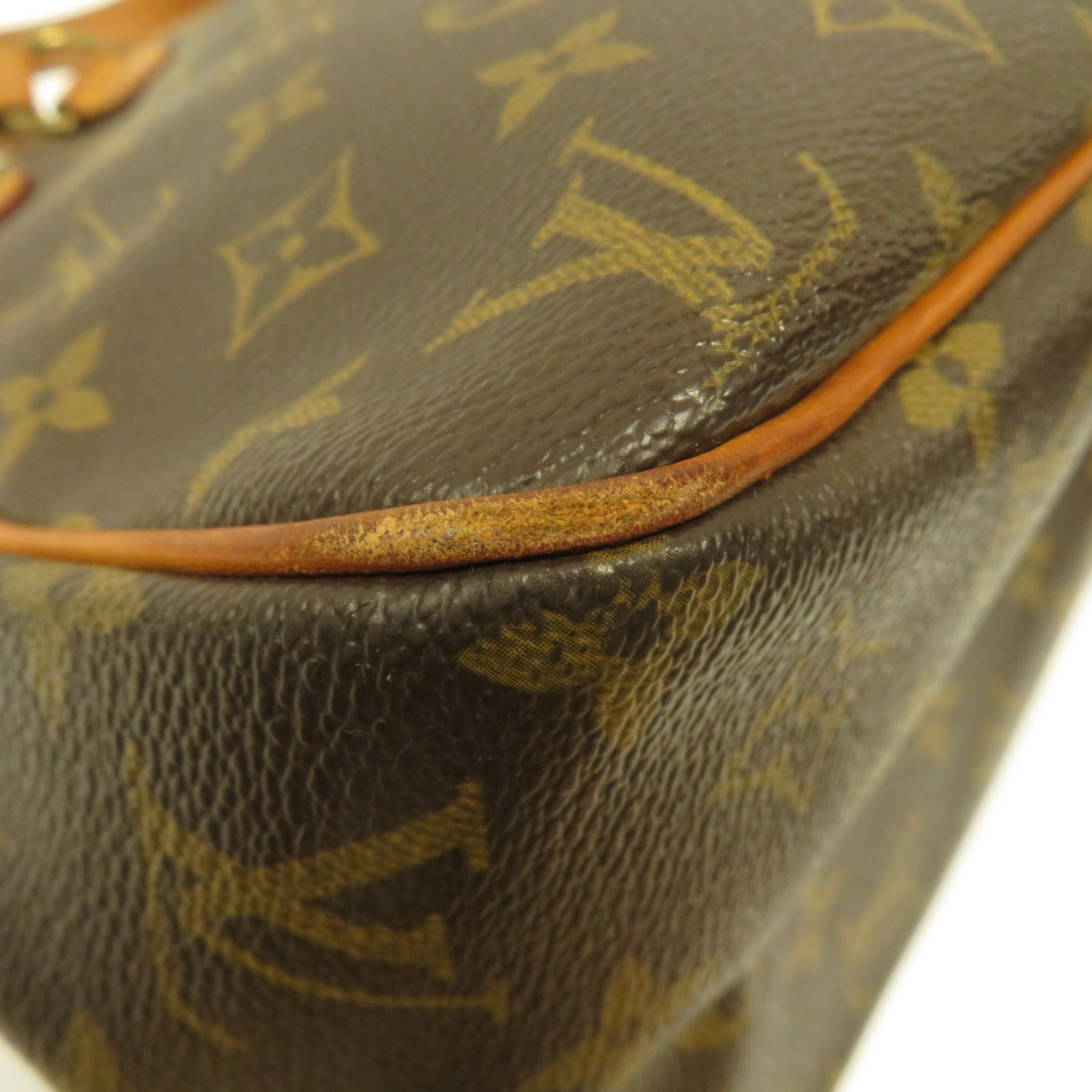 LOUIS VUITTON 【激減優惠】Monogram Batignolles Horizont金扣肩背袋啡色