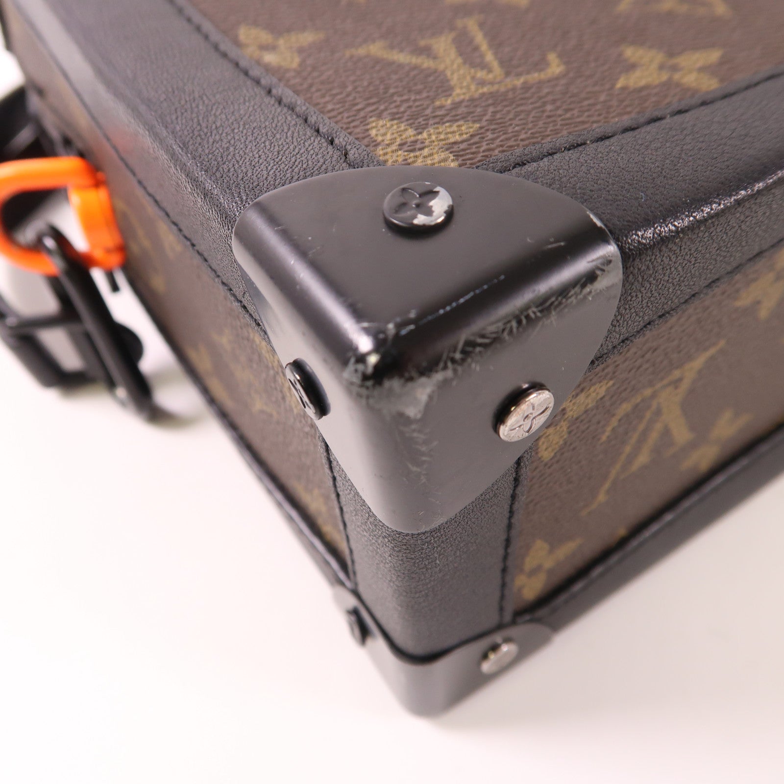 LOUIS VUITTON LV Soft Trunk Shoulder Bag M44427 Monogram Solar Brown