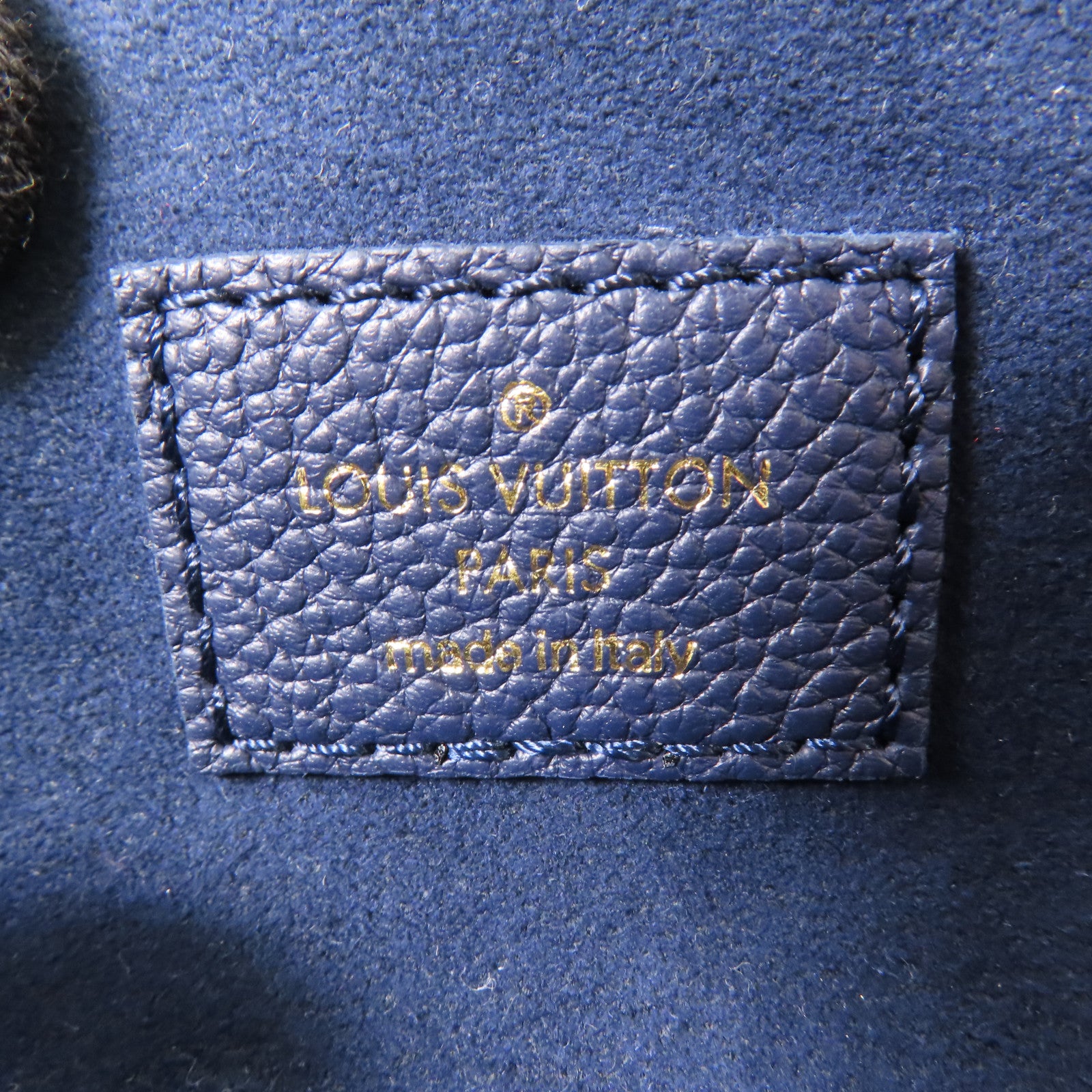 LOUIS VUITTON Monogram Empreinte Mini Bumbag金扣手挽肩背兩用袋