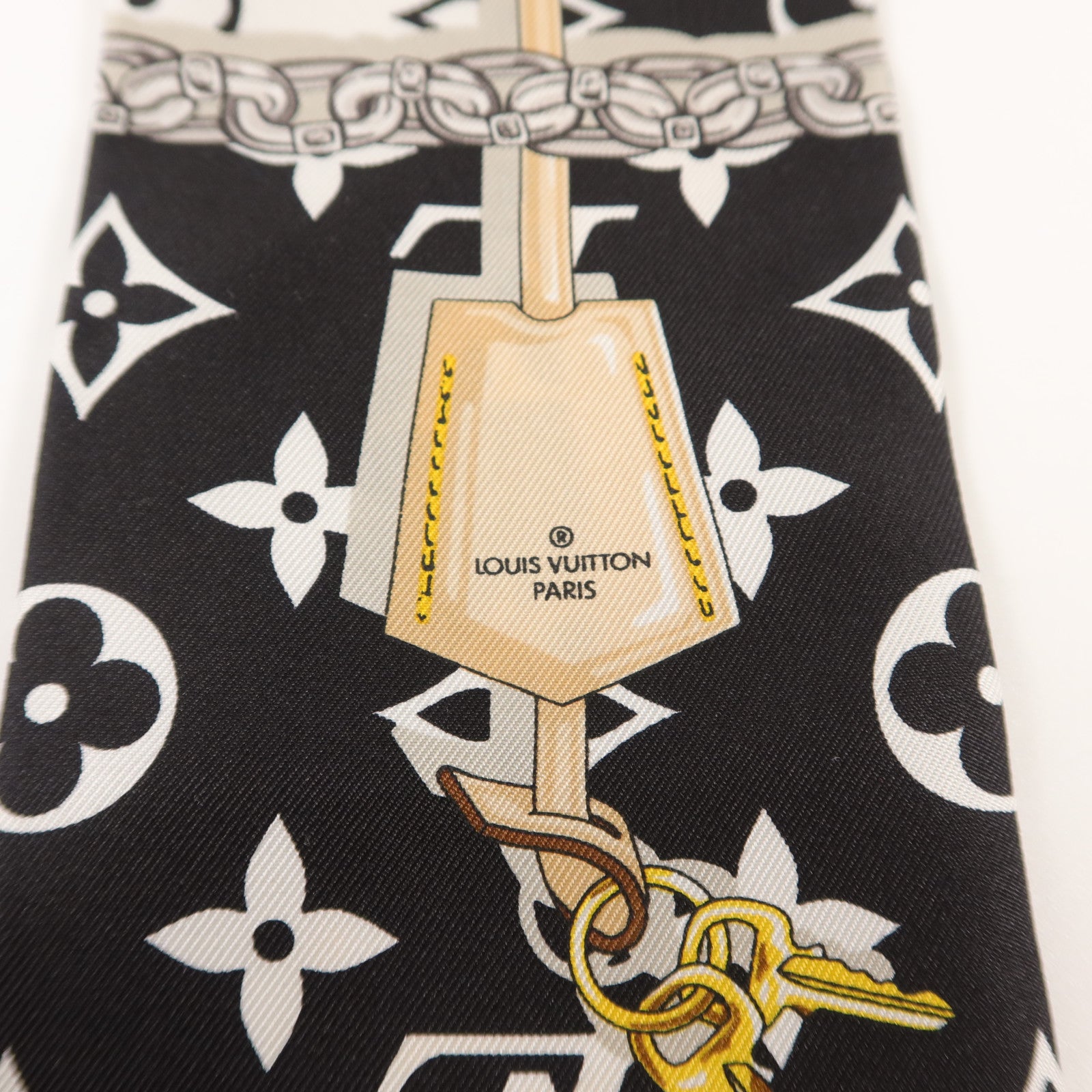 LOUIS VUITTON 絲質Monogram Confidential Bandeau頭巾