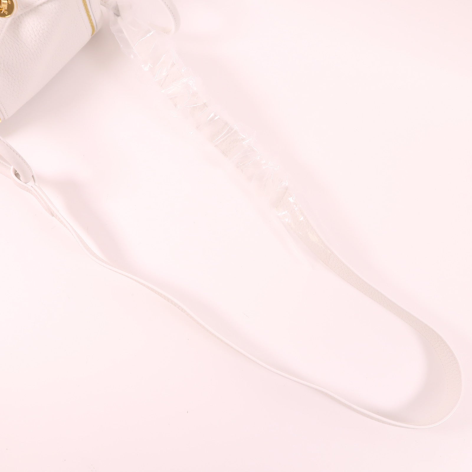 HERMES 【激減優惠】Clemence皮革Mini Lindy金扣手挽肩背兩用袋New White