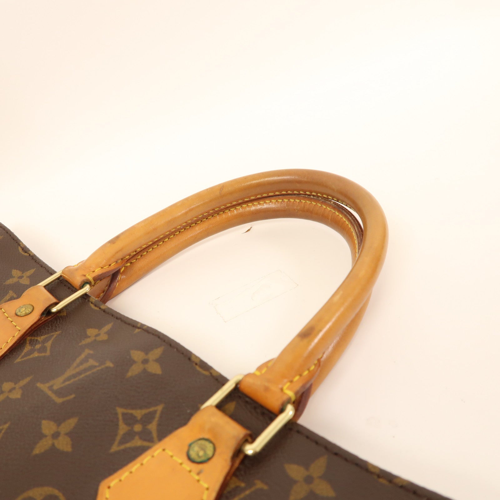 LOUIS VUITTON 【激減優惠】Monogram Sac Plat金扣手挽袋