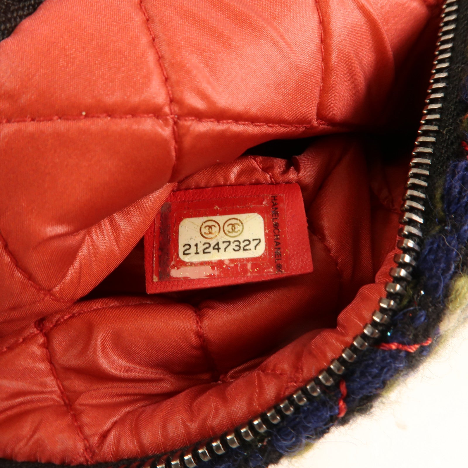 CHANEL 粗花呢Clutch/Pouch銀扣手拿包