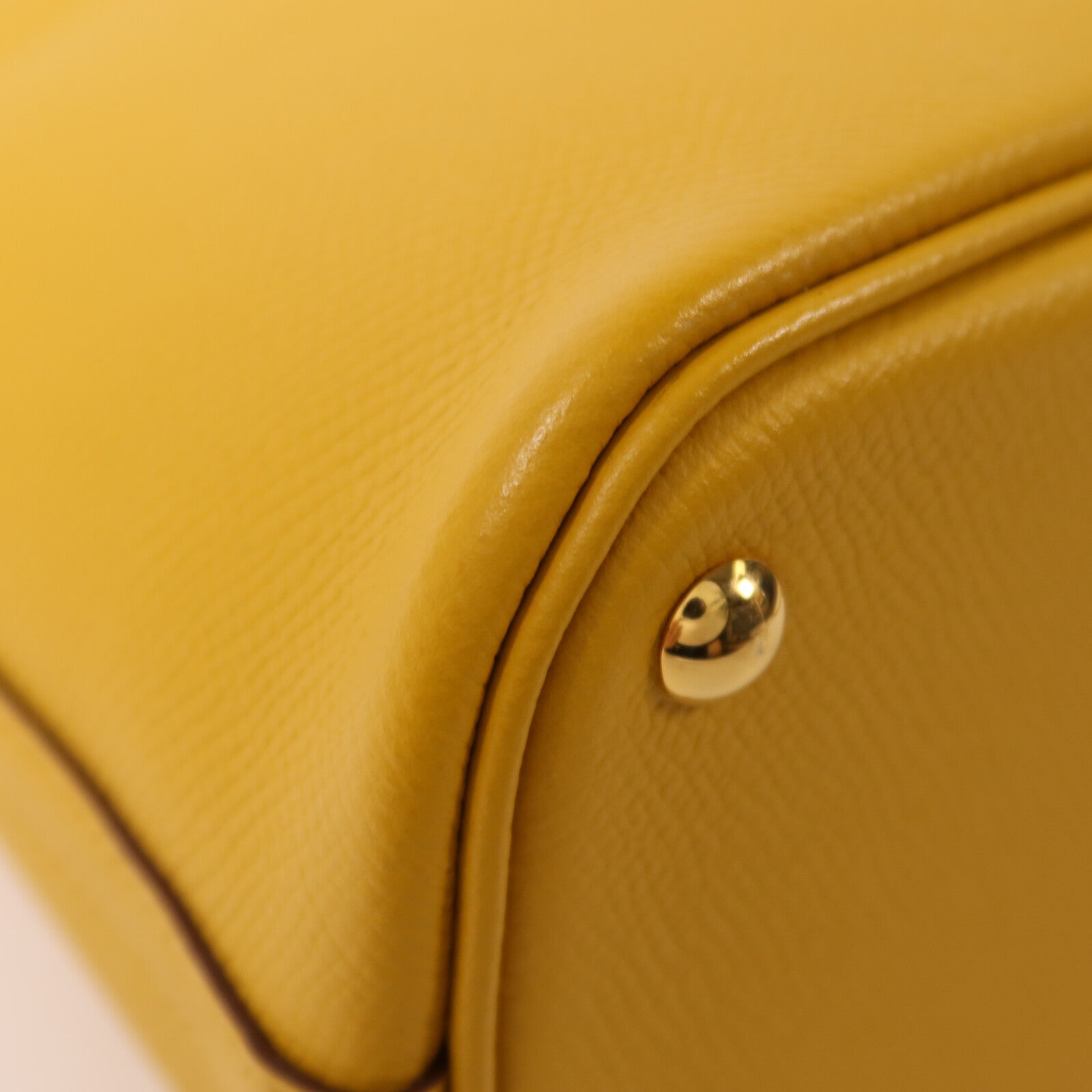 HERMES Epsom皮革Bolide 27手挽肩背兩用袋Jaune Ambre