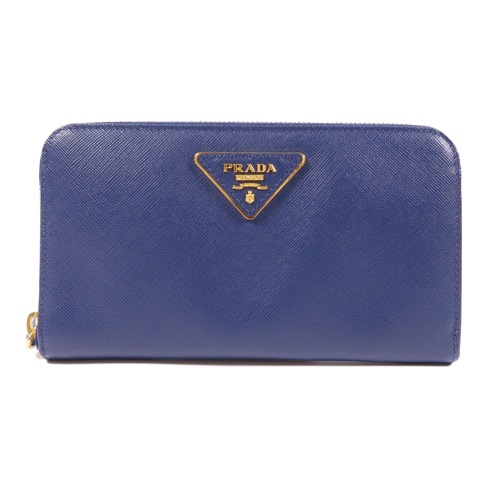 PRADA 牛皮皮革Long Wallet金扣長錢包