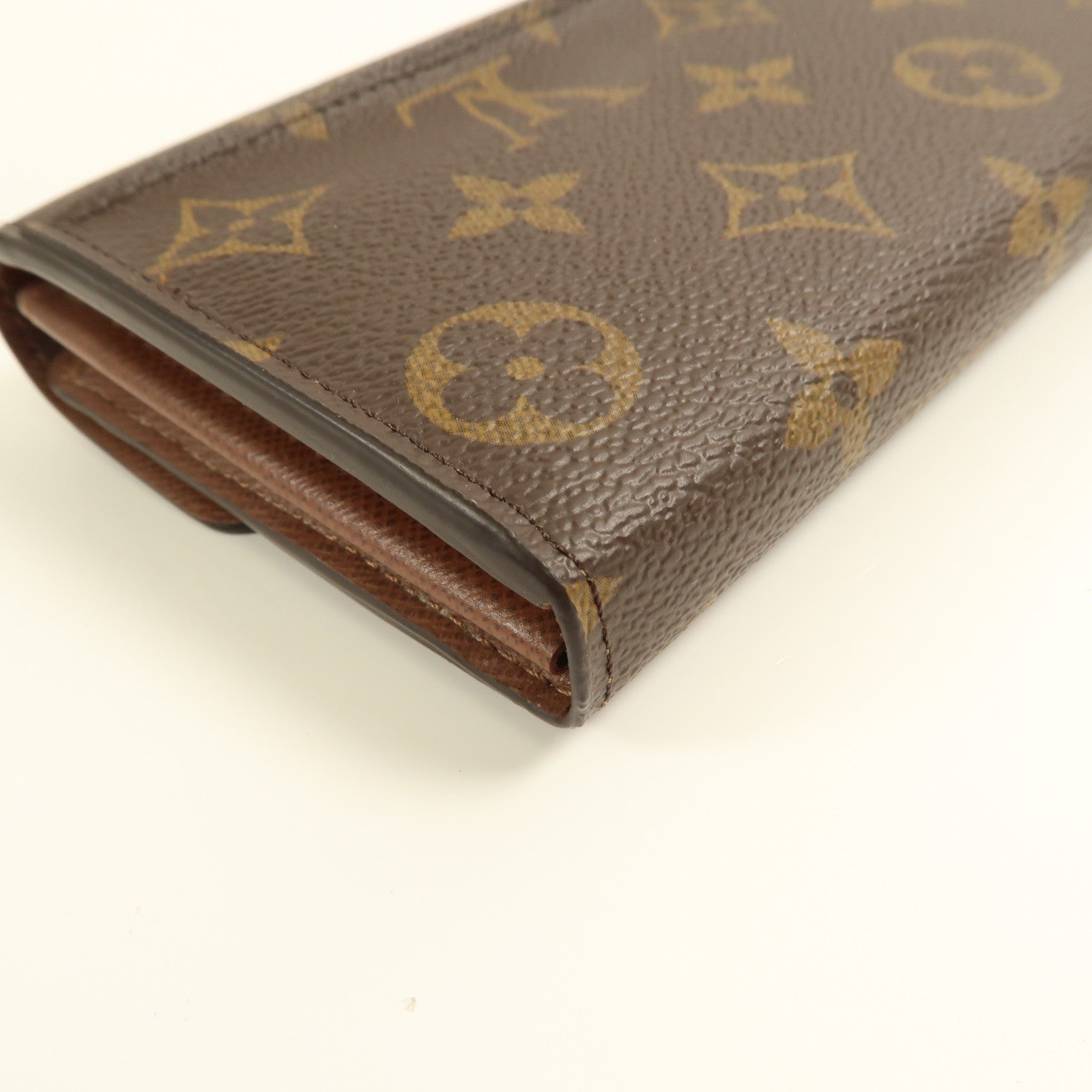 LOUIS VUITTON Monogram Sarah Wallet金扣長錢包