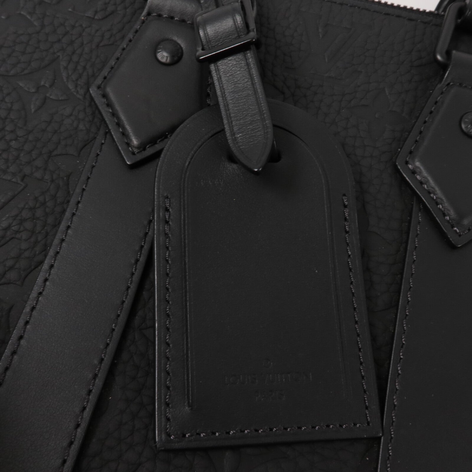 LOUIS VUITTON 牛皮皮革Sac Plat Cross手挽肩背兩用袋