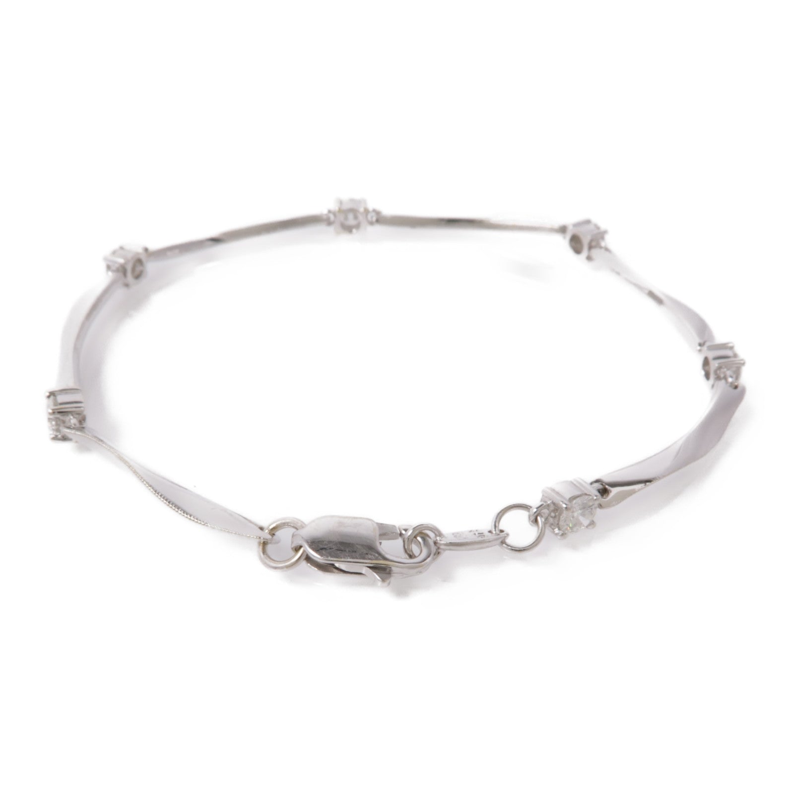 JEWELRY 18K白金Diamond Bracelet鑽石手鏈