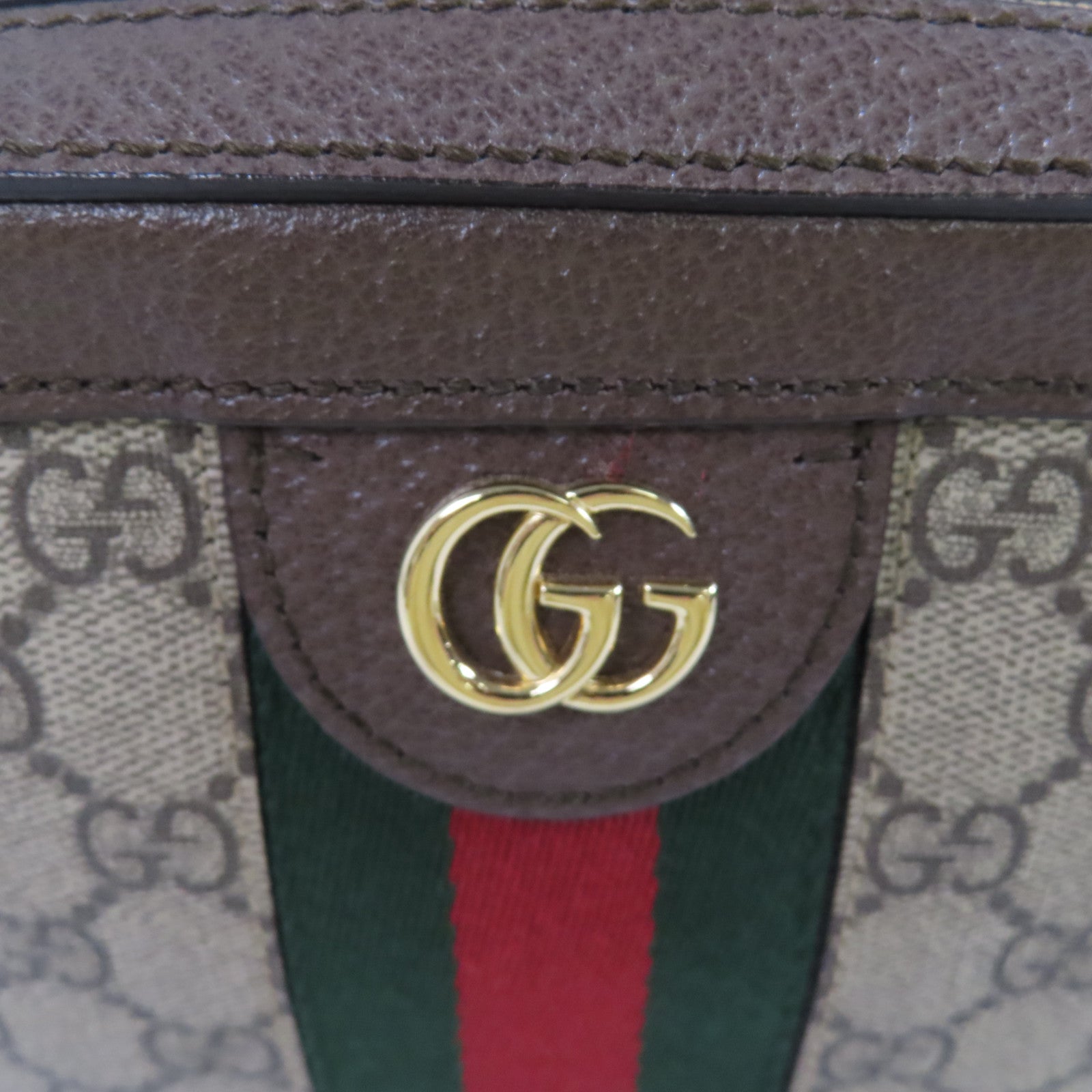 GUCCI 塗層帆布Ophidia GG Mini金扣鏈帶肩背袋