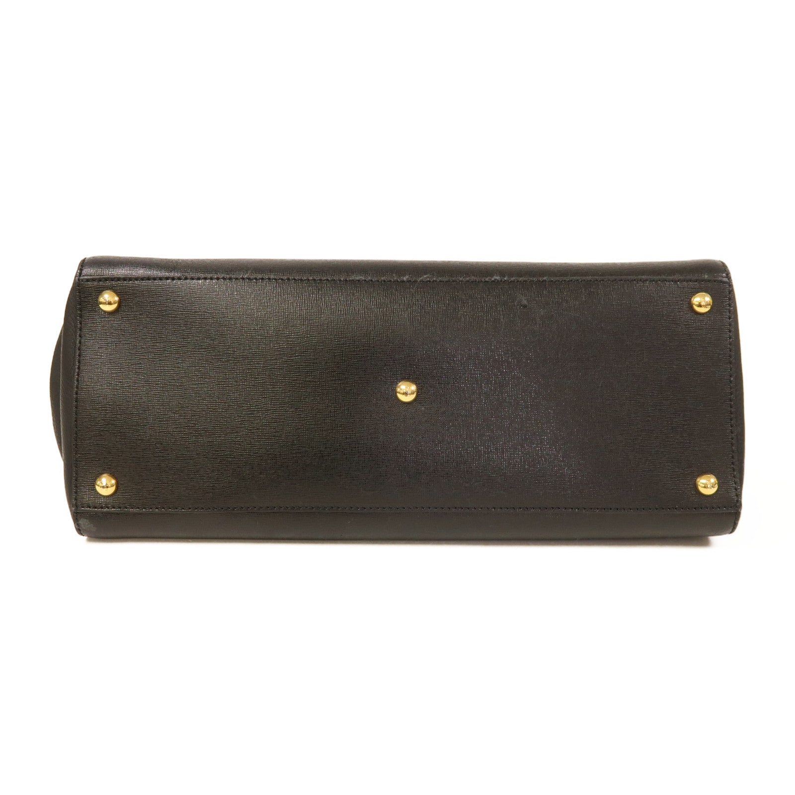 FENDI 【激減優惠】牛皮皮革2 Jours金扣手挽肩背兩用袋黑色