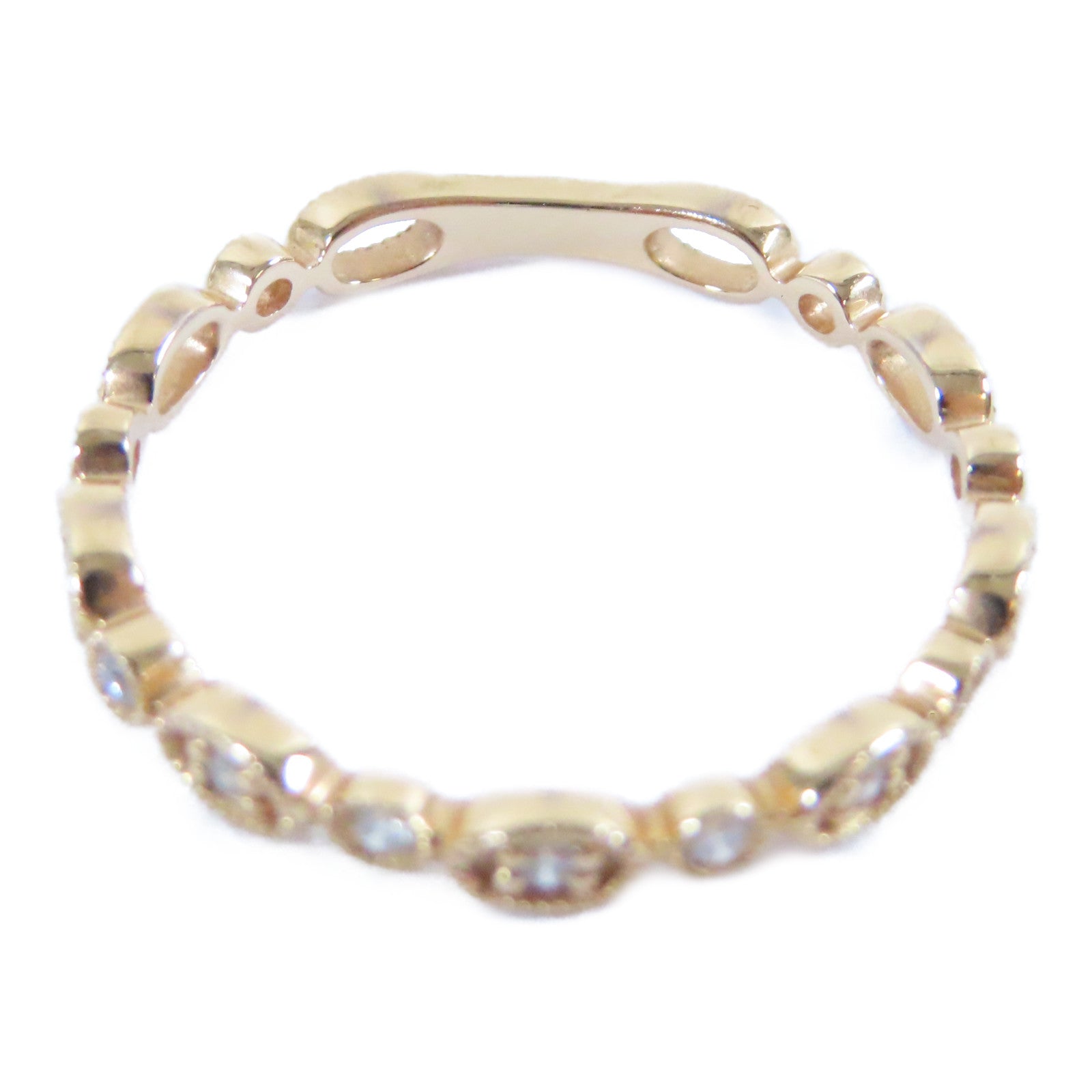 JEWELRY 【激減優惠】18K玫瑰金Diamond Ring 0.07ct鑽石戒指US#6.25