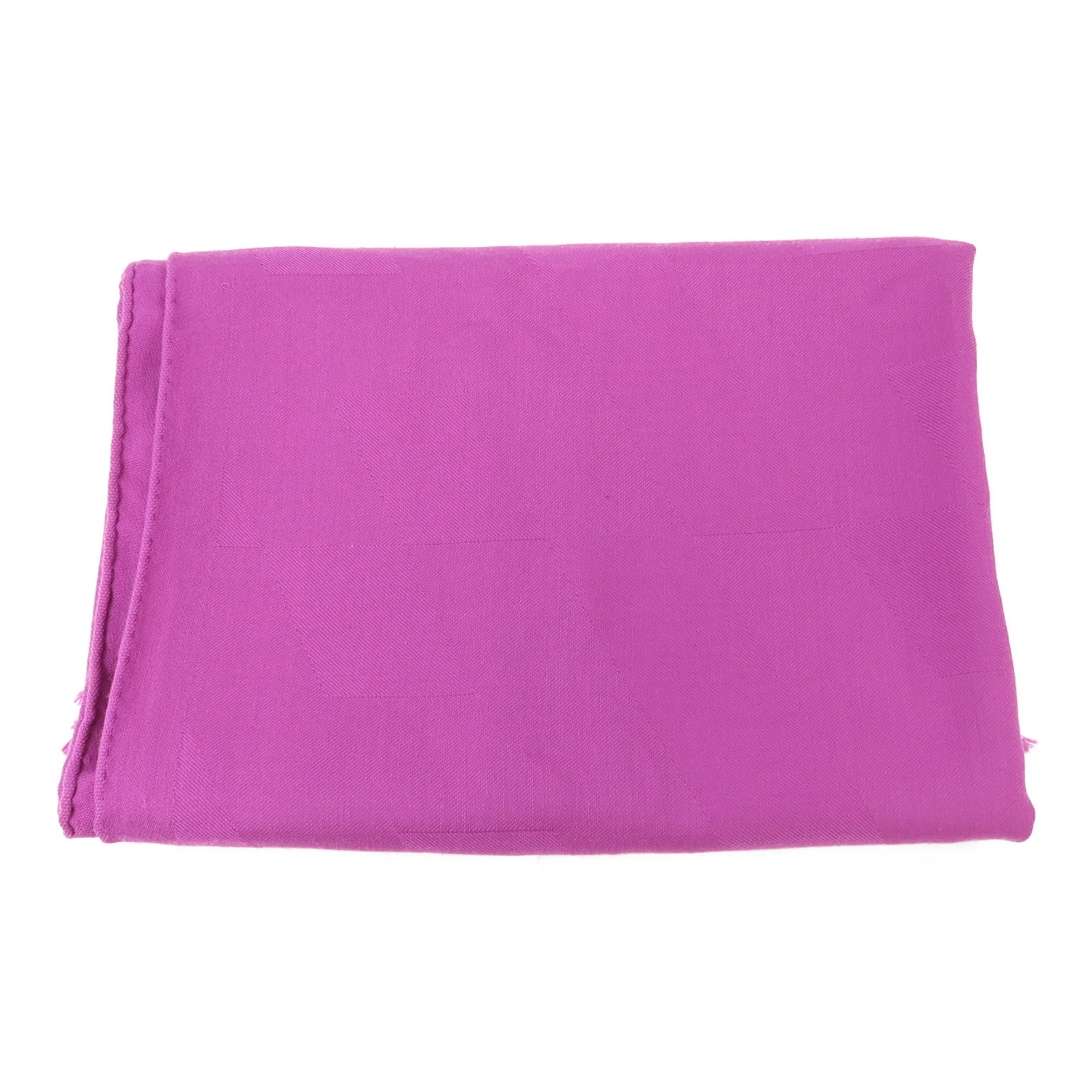 HERMES 羊絨/絲質Muffler圍巾紫色