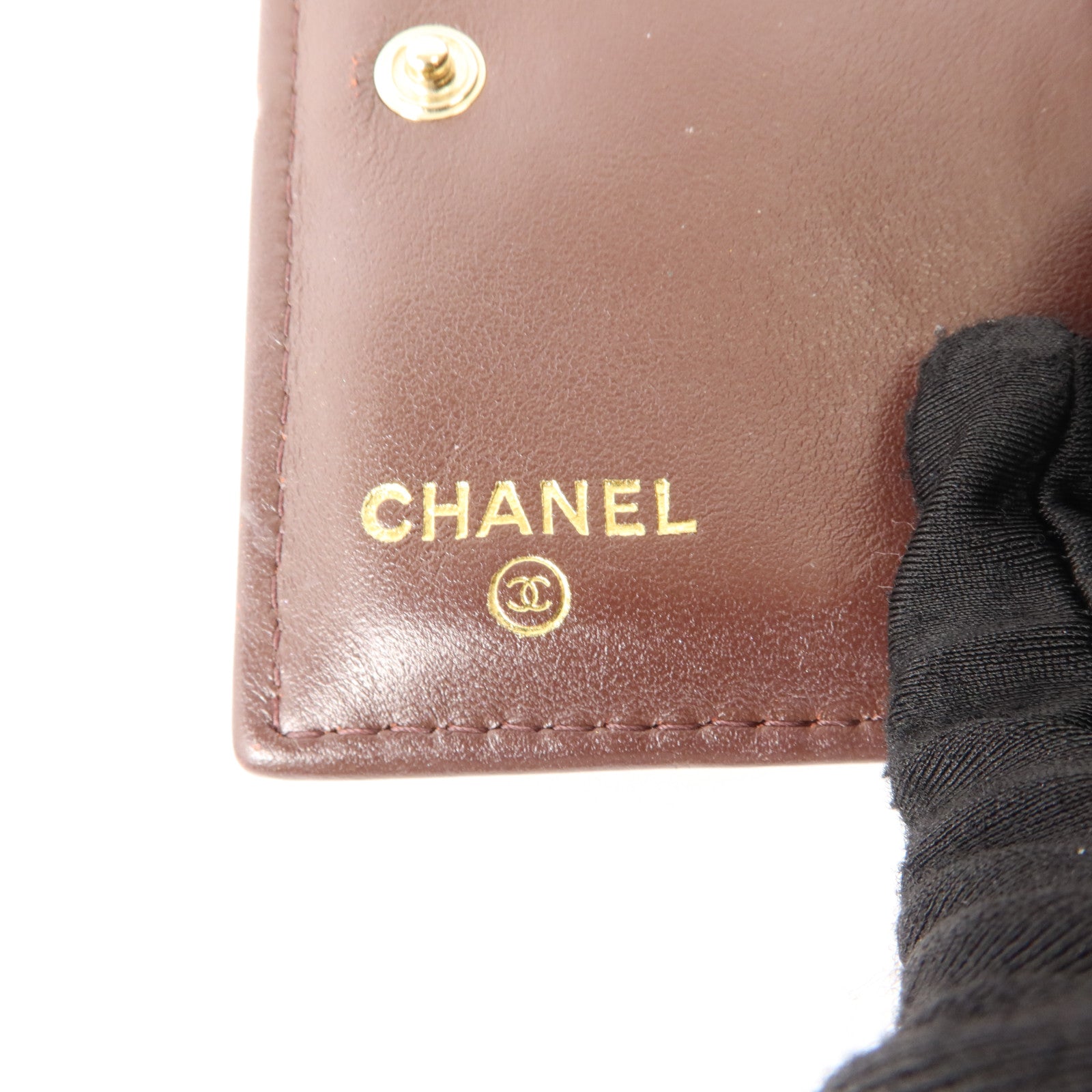 CHANEL 牛皮皮革Bifold Wallet錢包