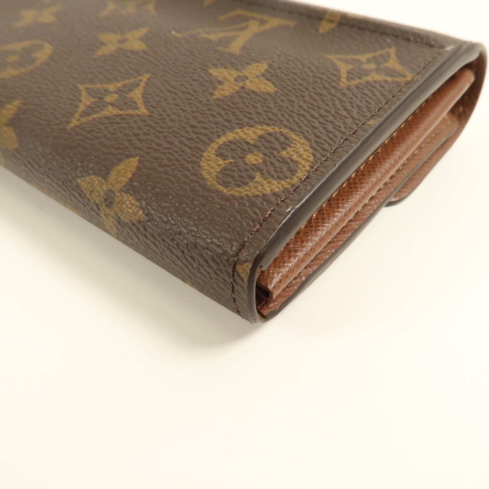 LOUIS VUITTON Monogram Sarah Wallet金扣長錢包