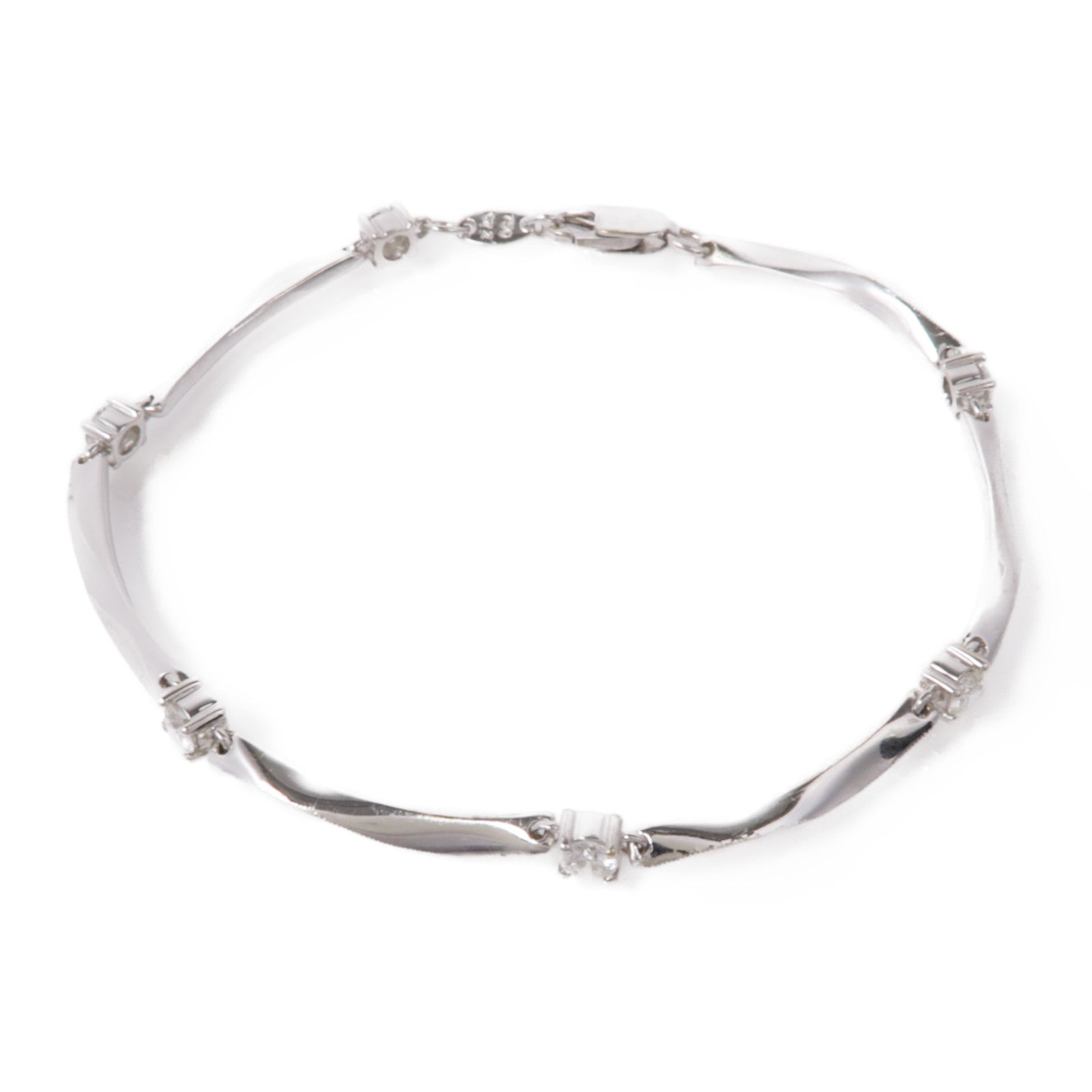 JEWELRY 18K白金Diamond Bracelet鑽石手鏈