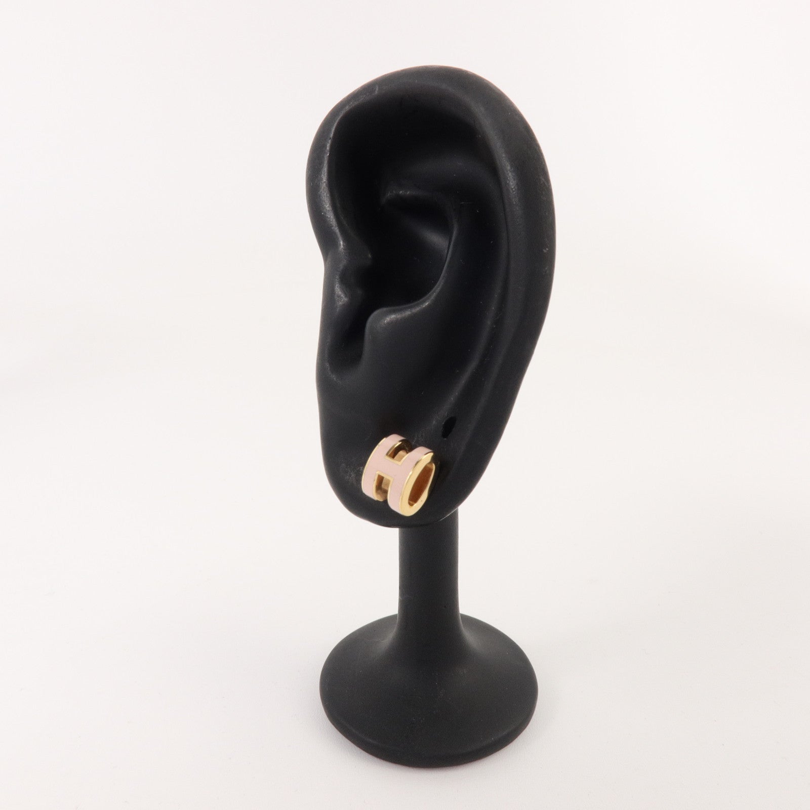 HERMES 金屬/琺瑯Mini Pop H Earrings耳環