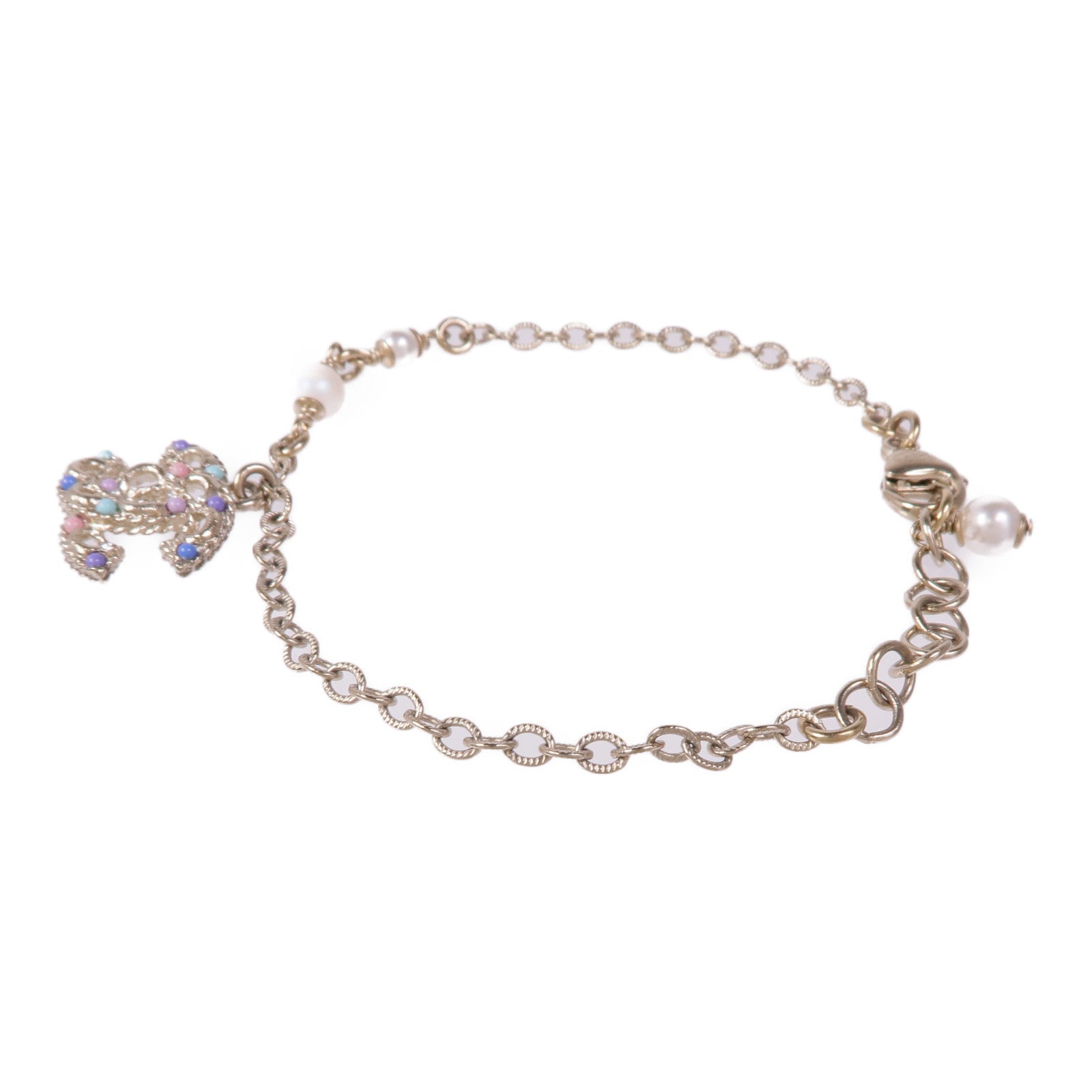 CHANEL PVC/金屬Bracelet手鏈