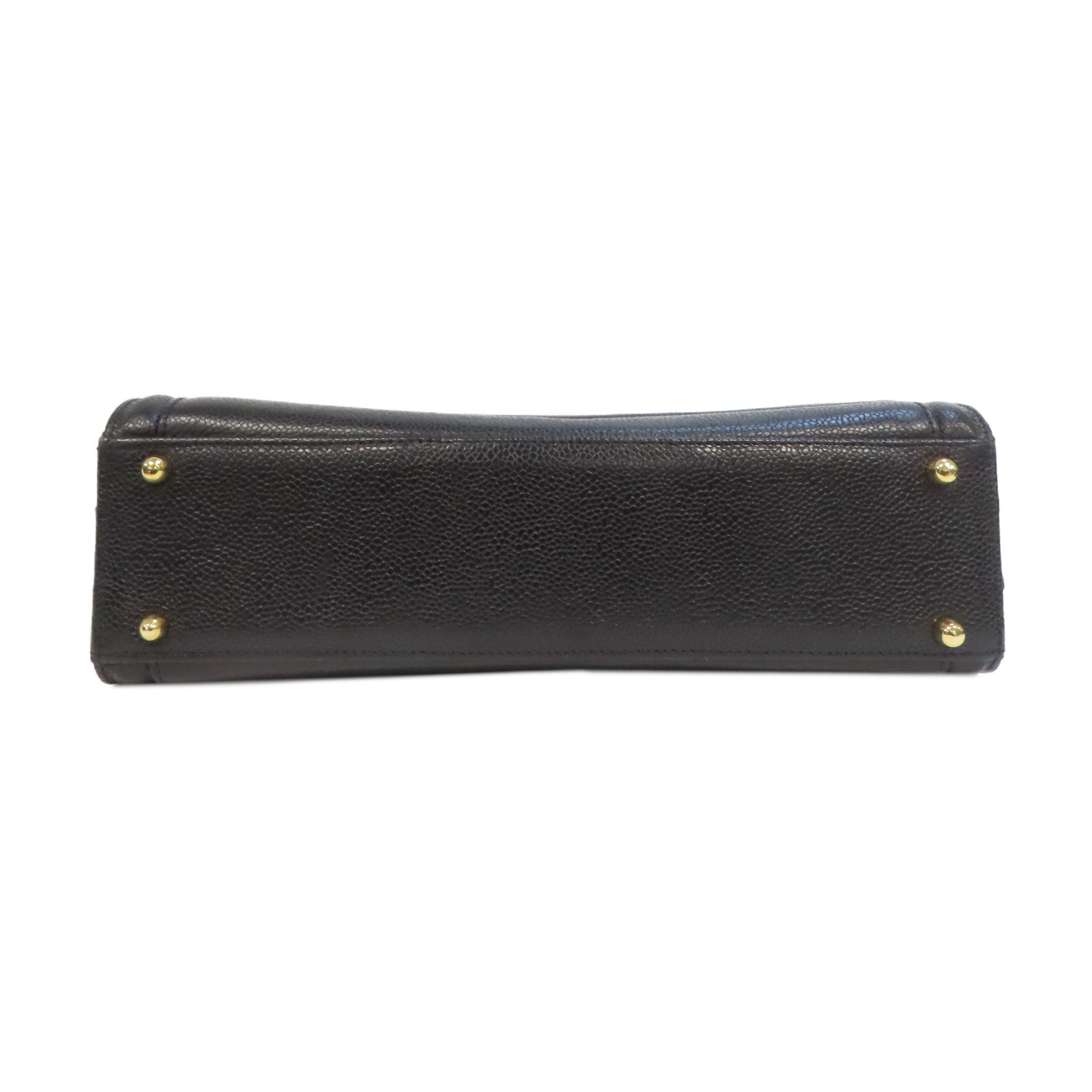 CHANEL 【激減優惠】牛皮皮革Vintage Shoulder Bag金扣肩背袋黑色