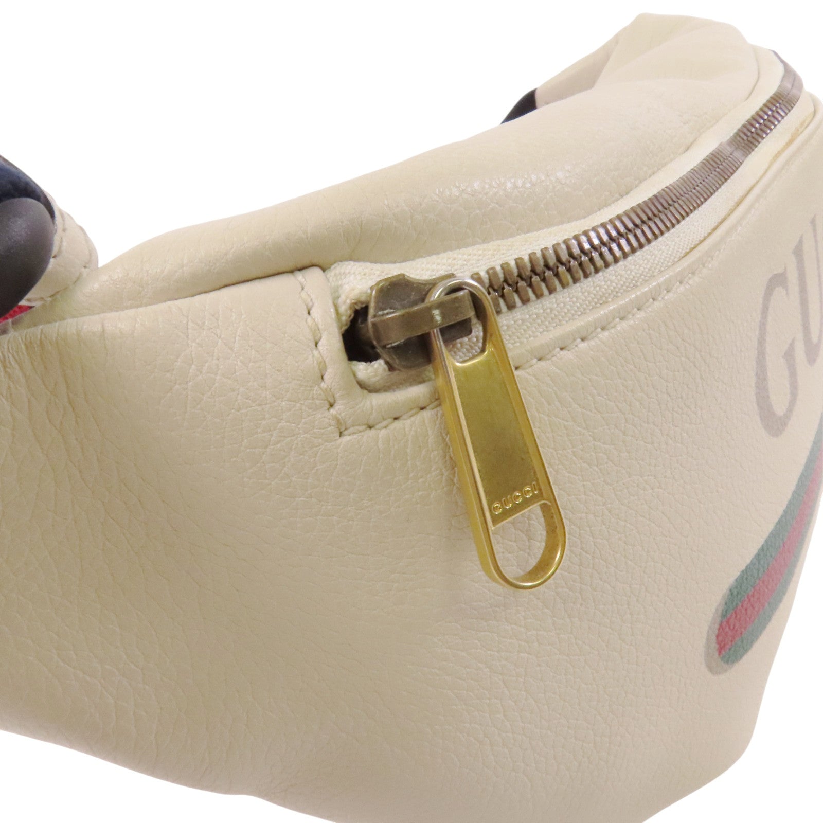 GUCCI 【激減優惠】牛皮皮革Sherry金扣腰包