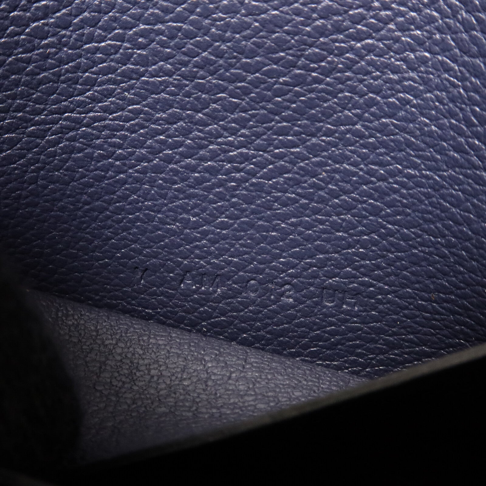 HERMES Evercolor皮革Roulis Slim Wallet錢包Bleu Nuit