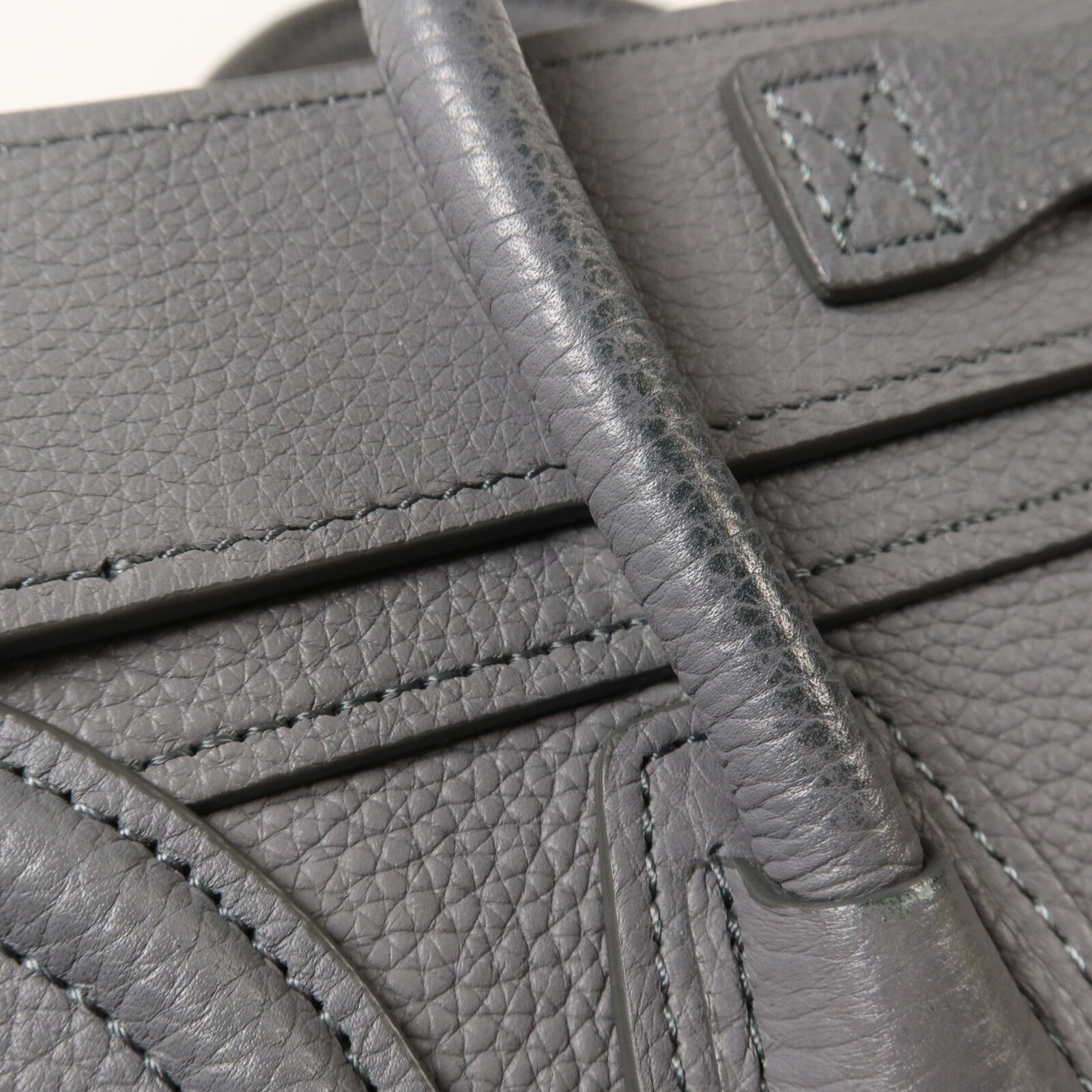 CELINE 牛皮皮革Nano Luggage手挽肩背兩用袋