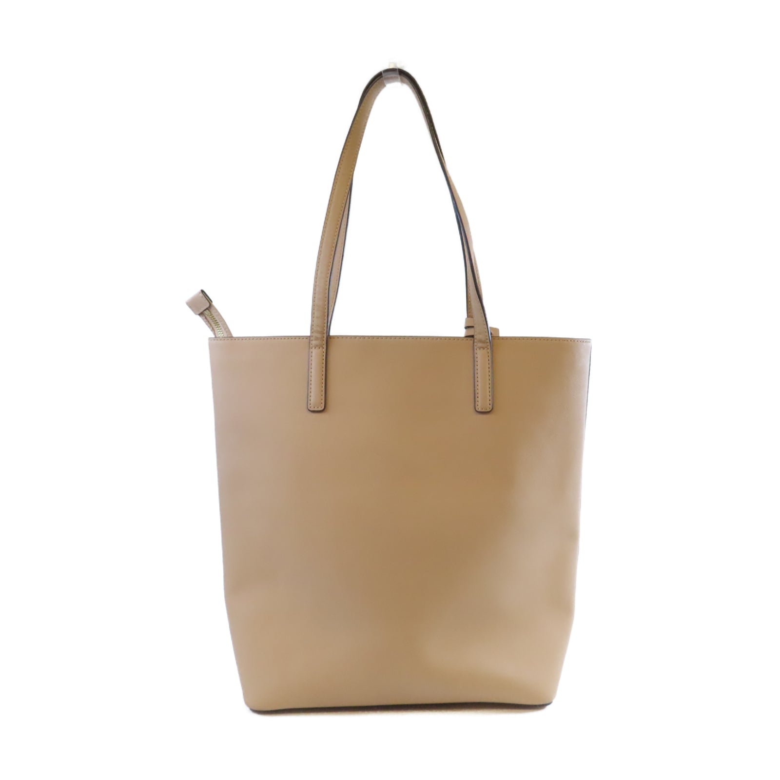 Michael Kors 【清倉大減價】牛皮皮革Shoulder Bag金扣手挽肩背兩用袋米色
