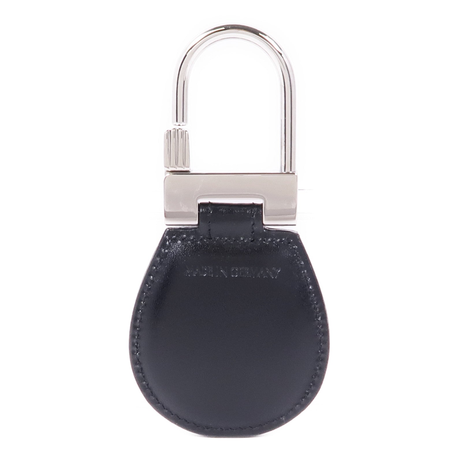 MONTBLANC 皮革Key Ring銀扣鑰匙圈