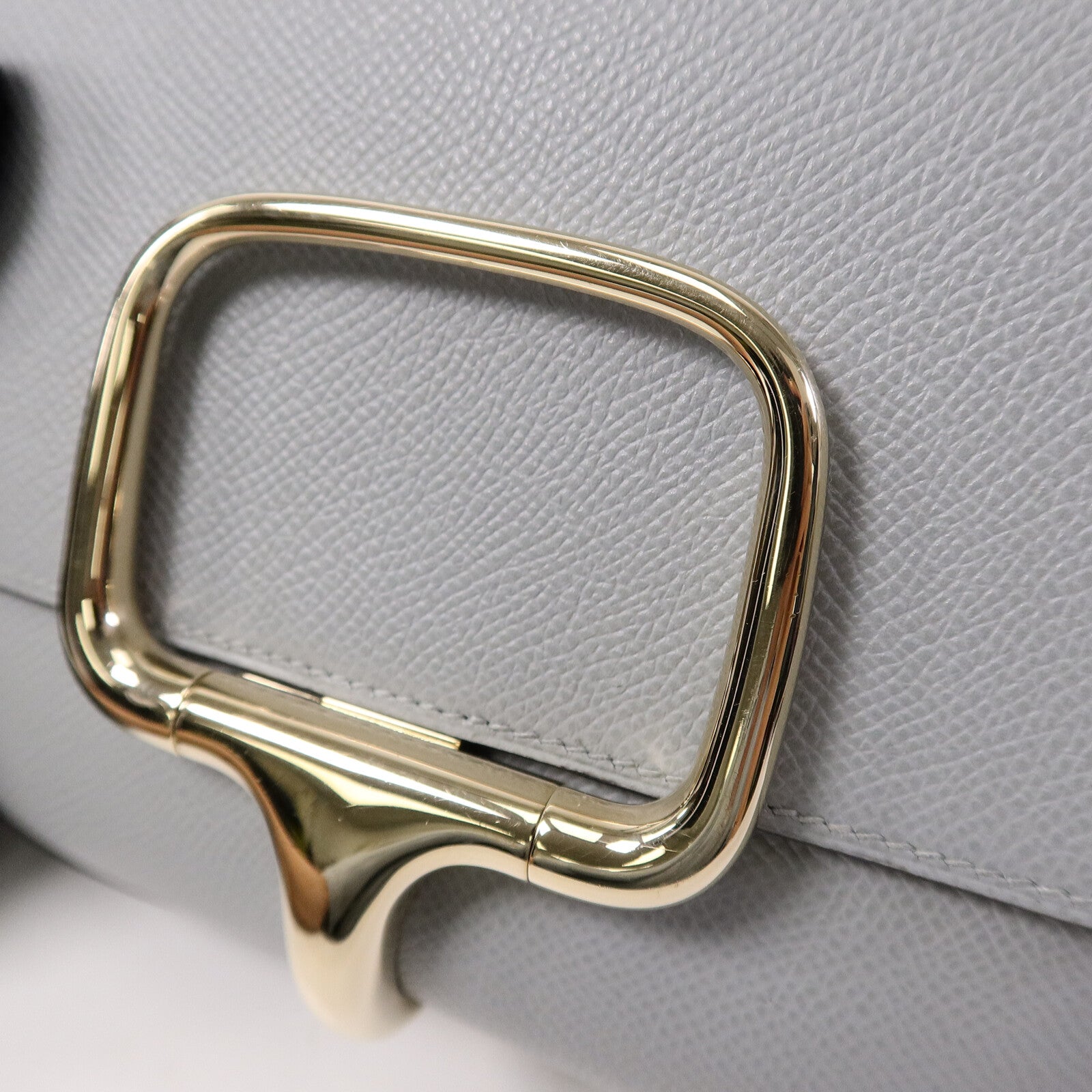 HERMES Epsom皮革Della Cavalleria Mini肩背袋Blue Glacier