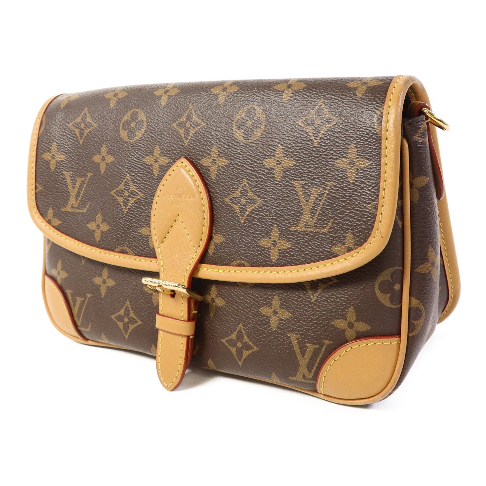 LOUIS VUITTON Monogram Diane金扣手挽肩背兩用袋