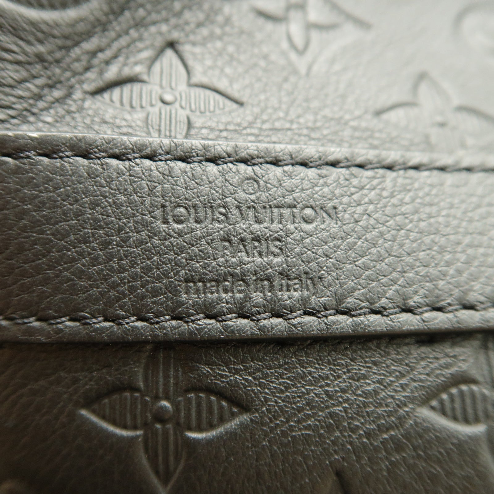 LOUIS VUITTON Monogram Shadow Keepall Bandouliere 50波士頓包黑色