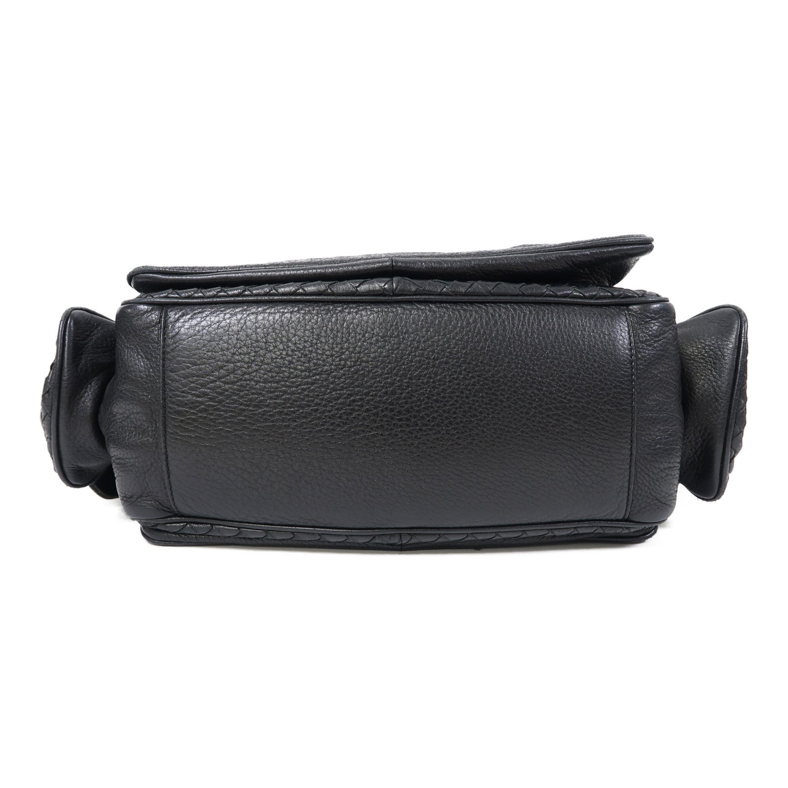 BOTTEGA VENETA 牛皮皮革Hand Bag手挽袋黑色