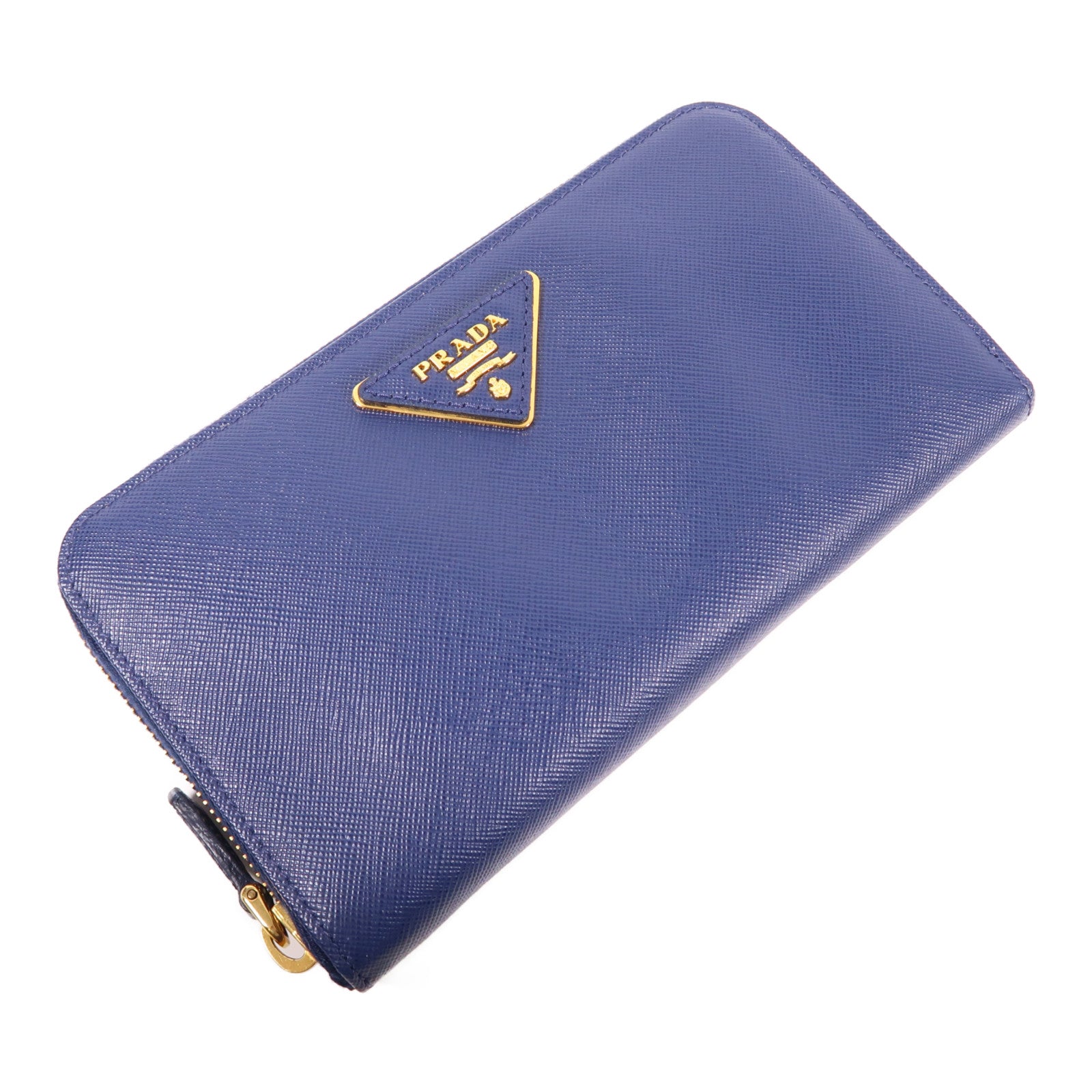 PRADA 牛皮皮革Long Wallet金扣長錢包